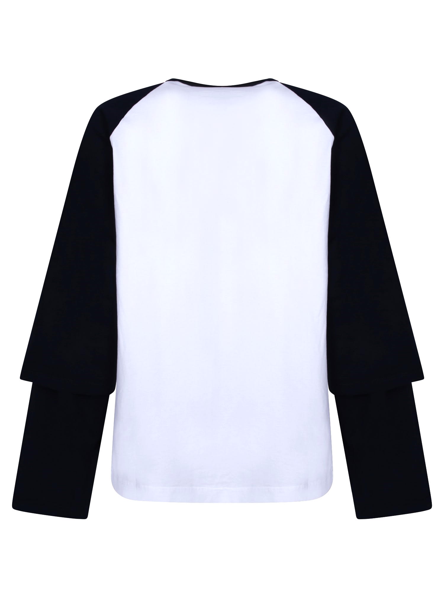 Fuct Double Sleeve Baseball Tee In White