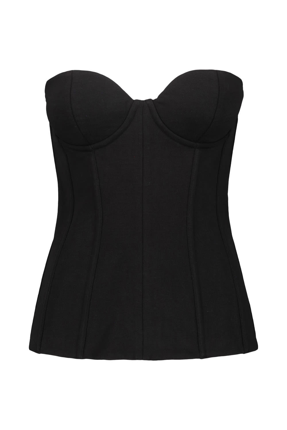 Shop Vetements Molleton Corset In Black