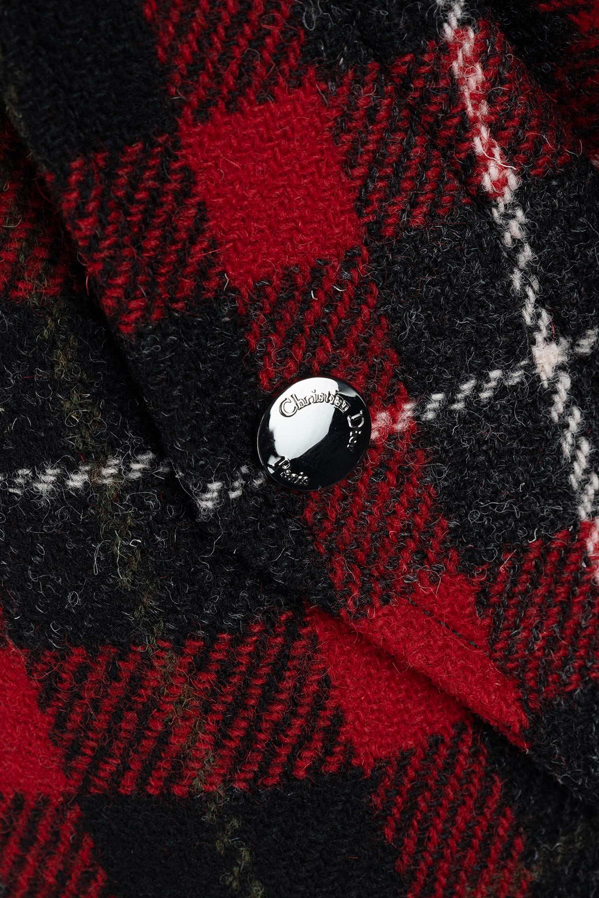 Dior Christian  Checked Bomber Jacket In Multi