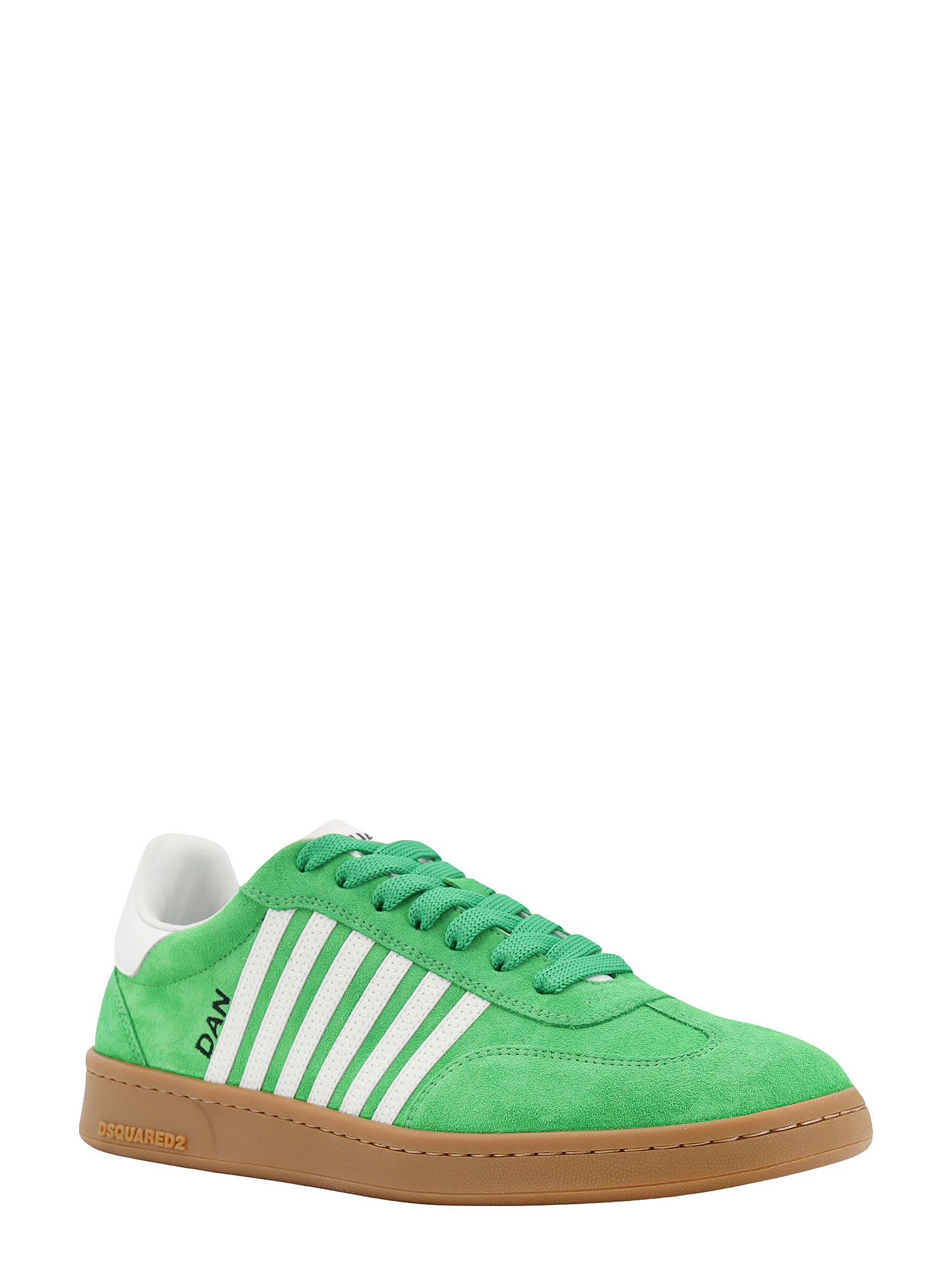 Shop Dsquared2 Boxer Sneakers In Green