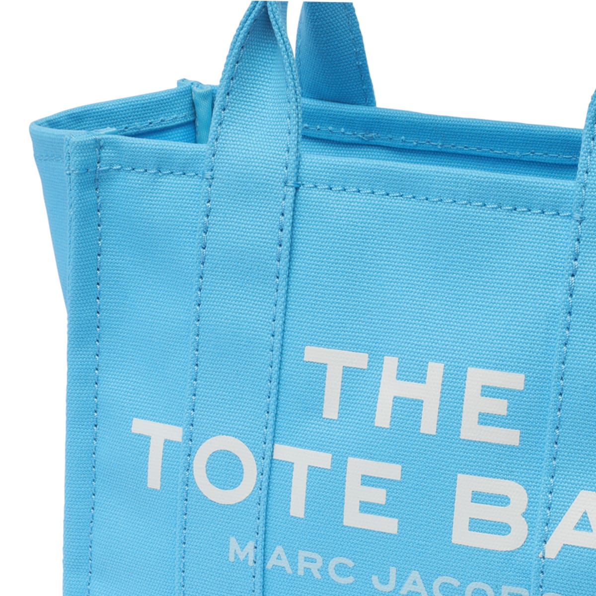 Shop Marc Jacobs The Small Tote Bag In Azzurro