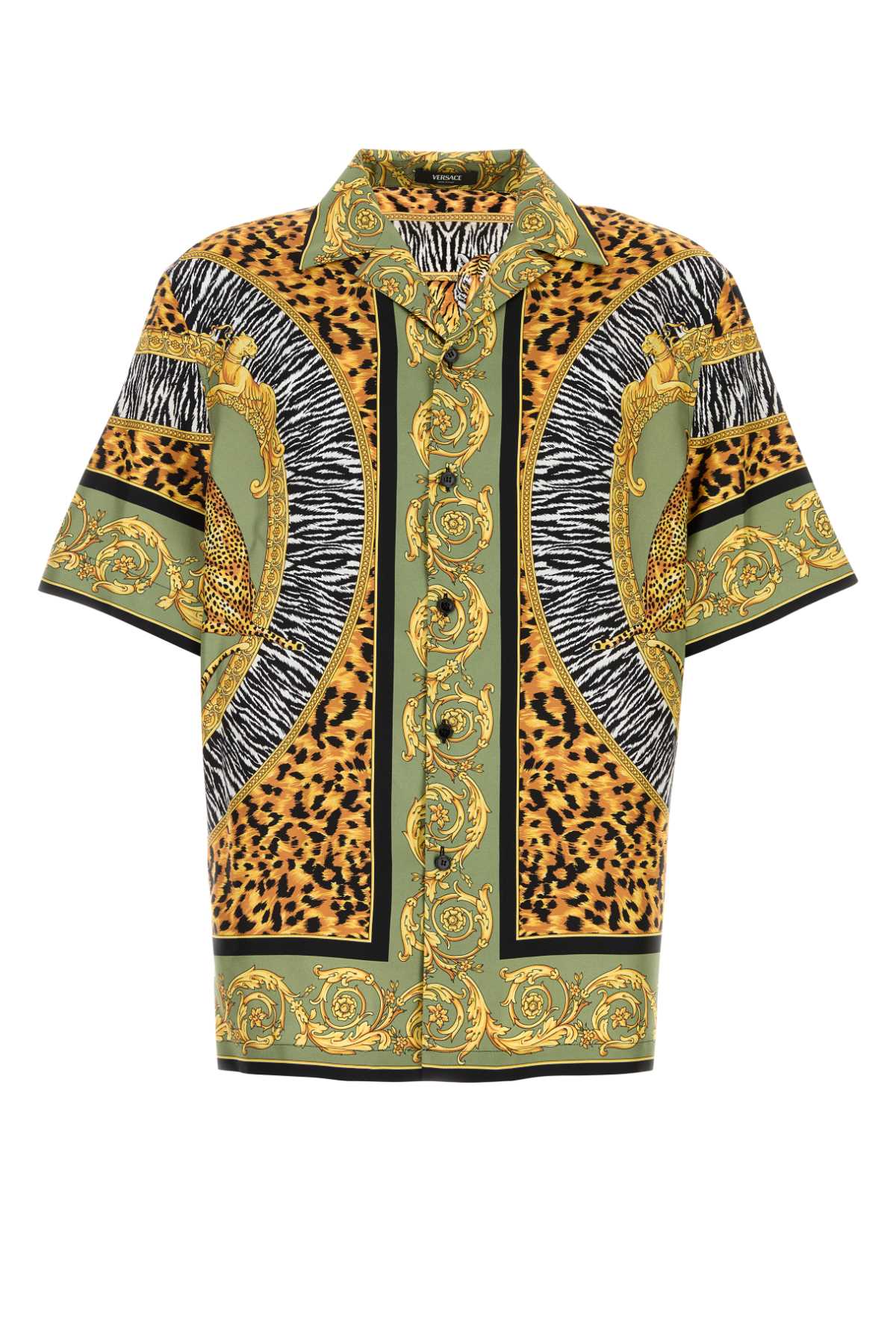 Printed Satin Shirt
