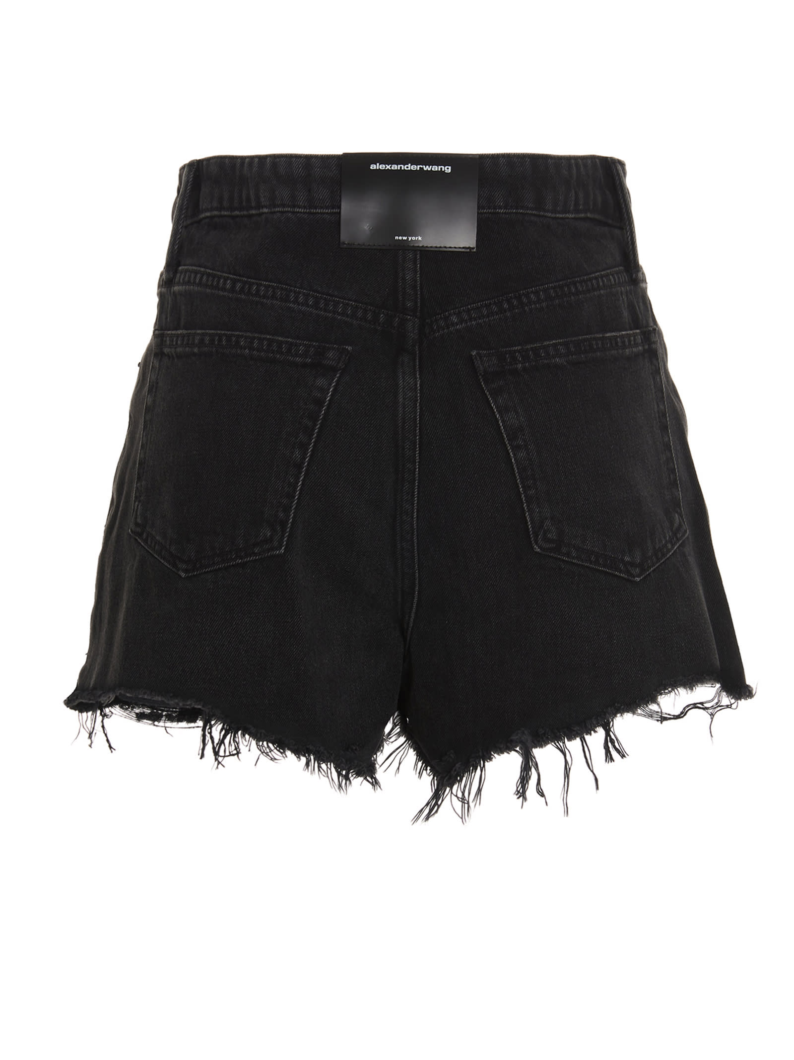 Shop Alexander Wang Bite Shorts In Black