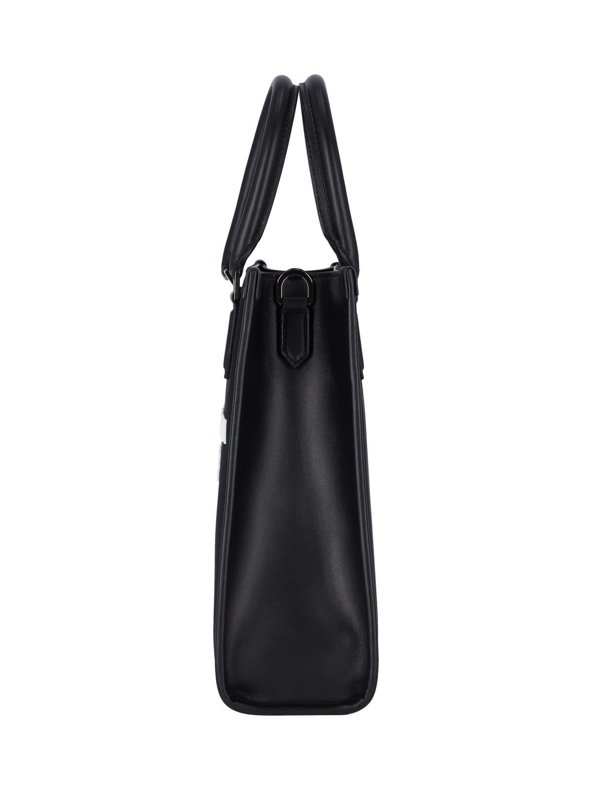 Shop Dolce & Gabbana Logo Small Shoulder Bag In Black