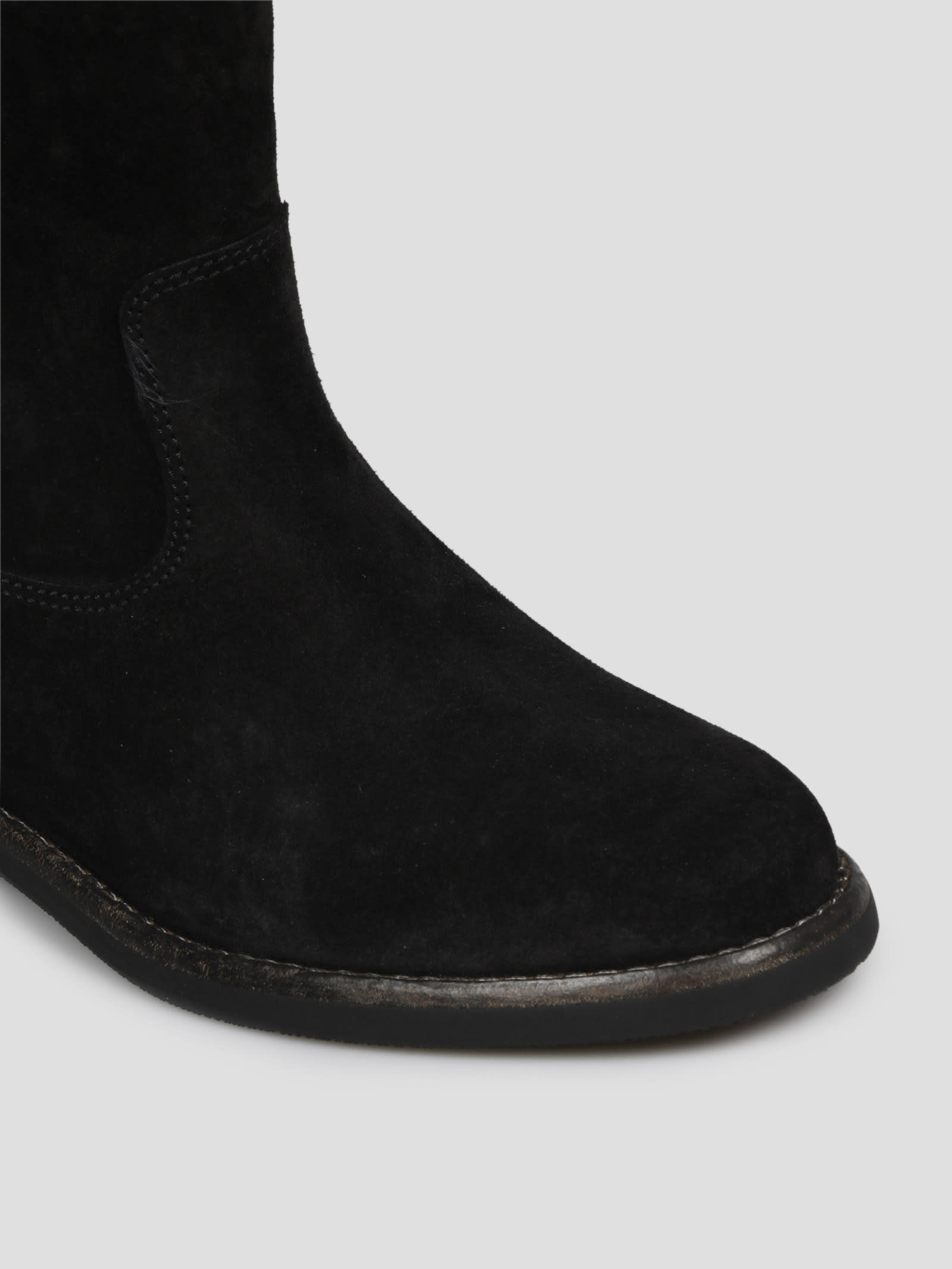 Shop Isabel Marant Suede Ankle Boots In Black