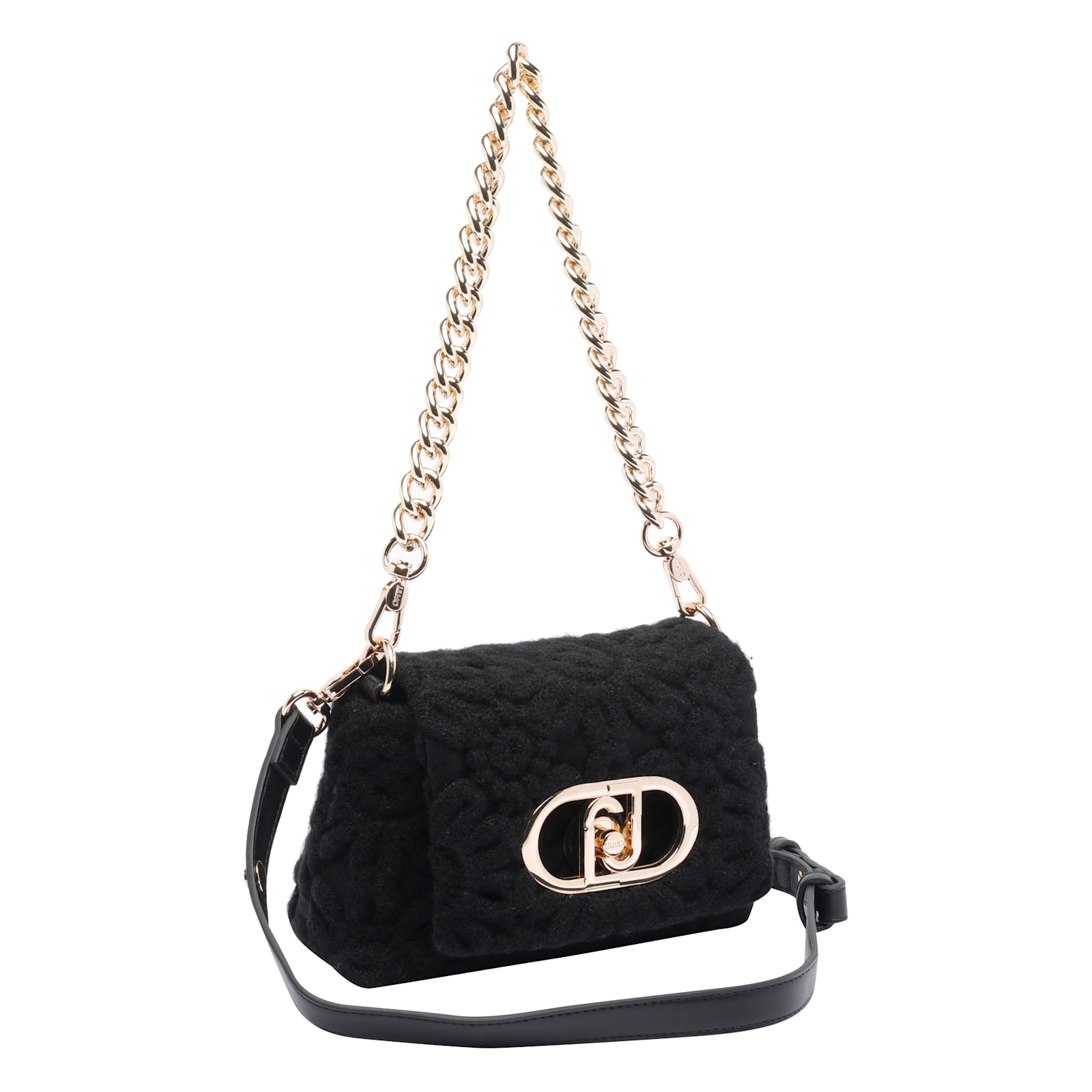 Liu •jo Versatile Shoulder Bag Featuring Chain Strap In Black