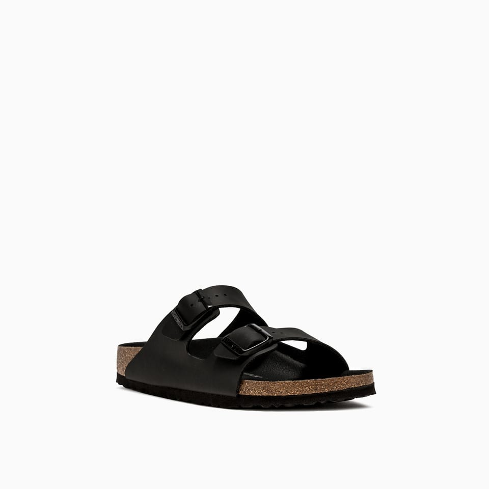 Shop Birkenstock Arizona Sandals 1019069 In Black
