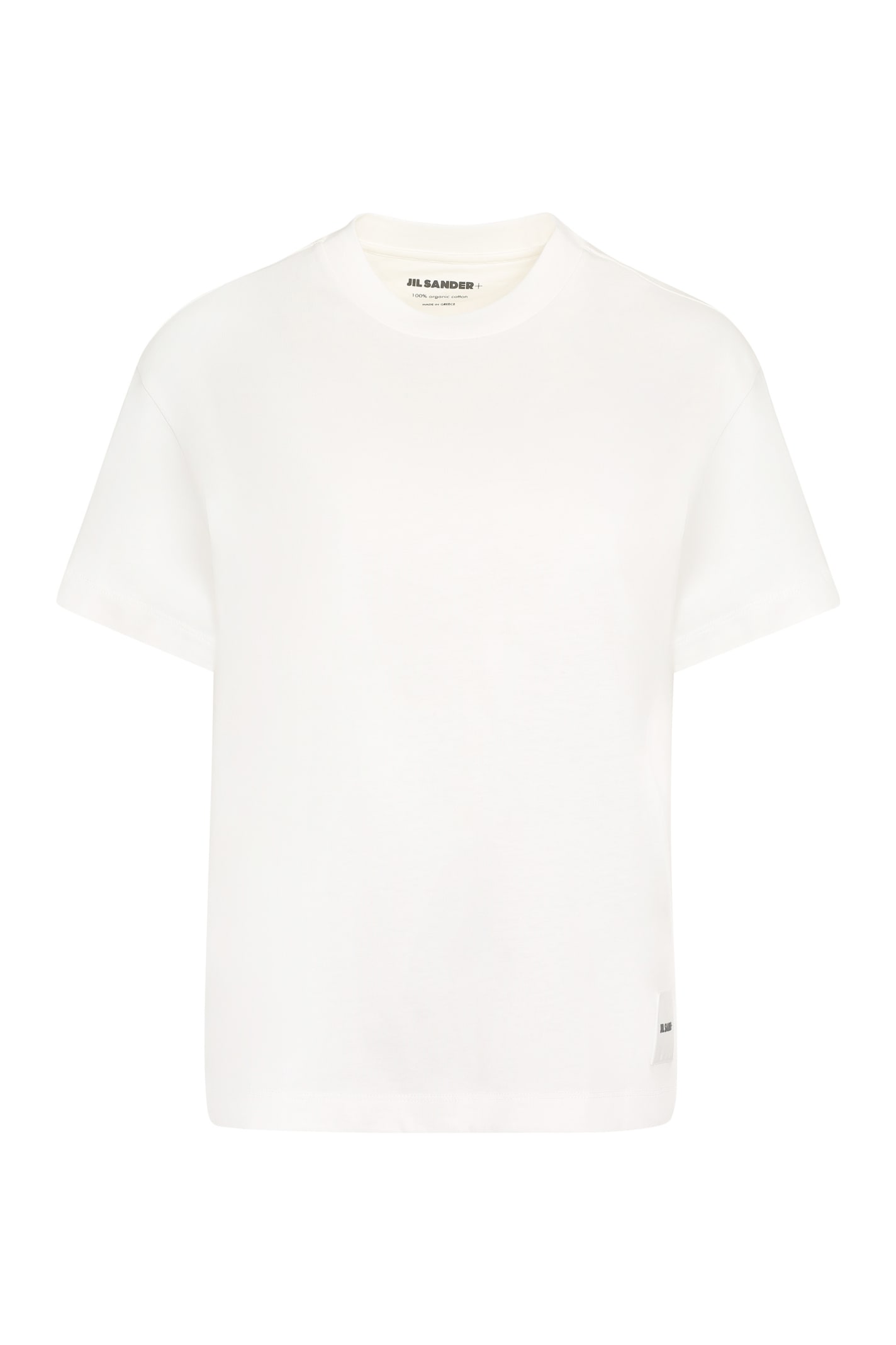 Shop Jil Sander Set Of Three Cotton T-shirts In White