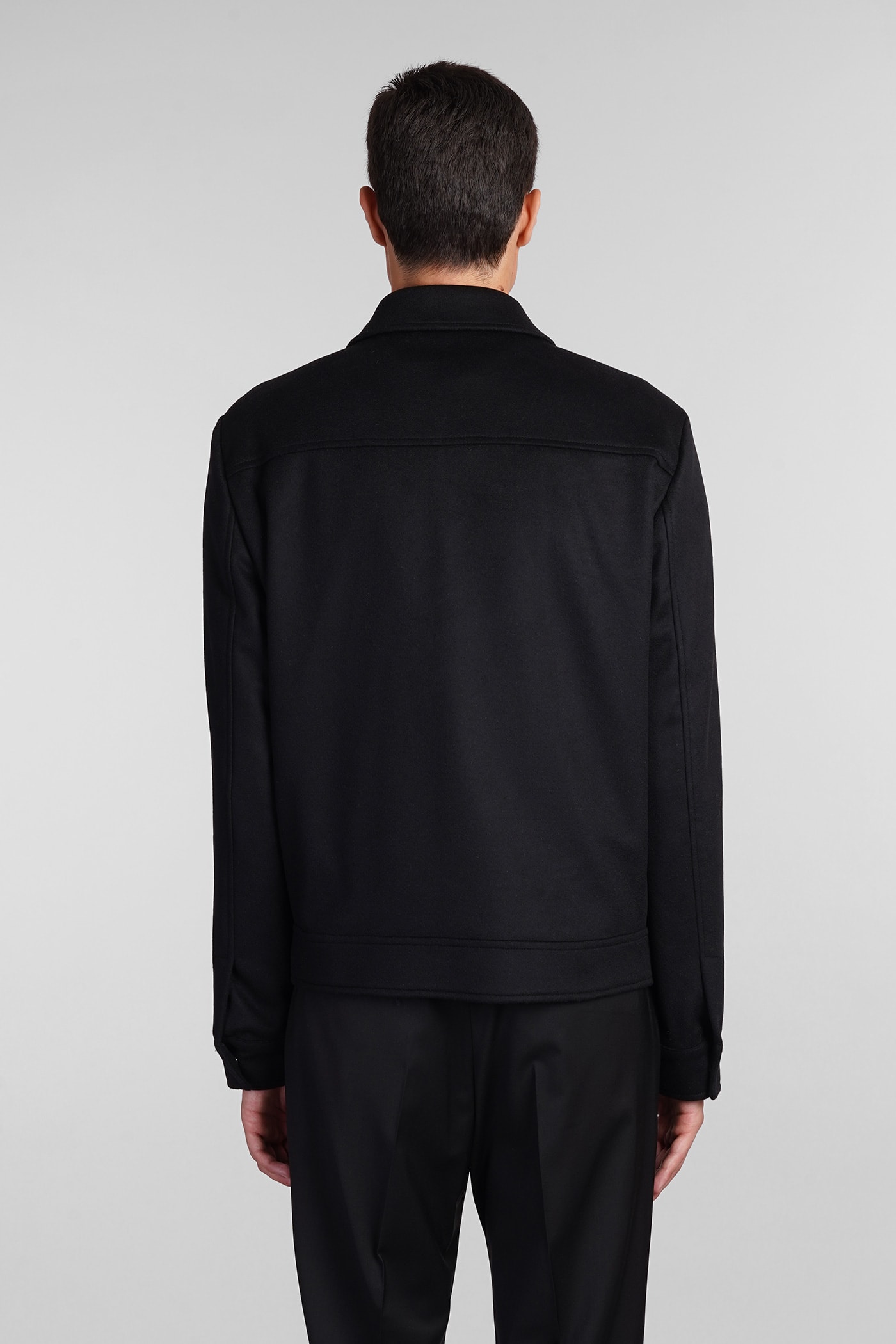 Shop Costumein Dani Casual Jacket In Black Wool