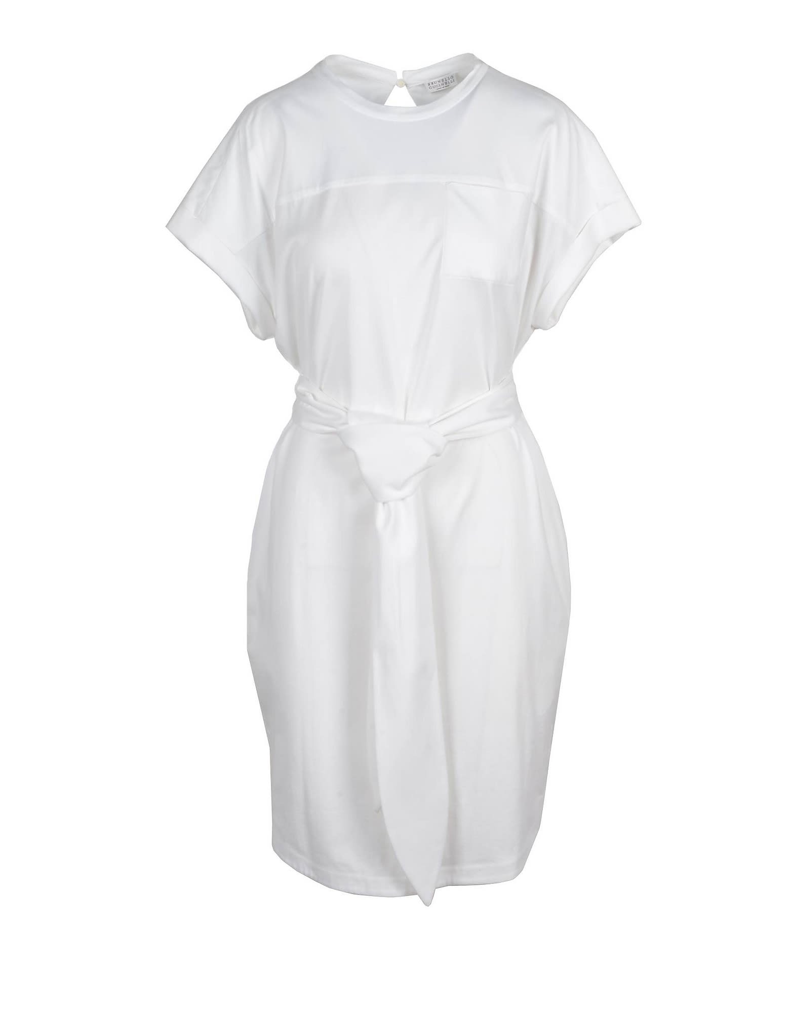 Brunello Cucinelli Womens White Dress