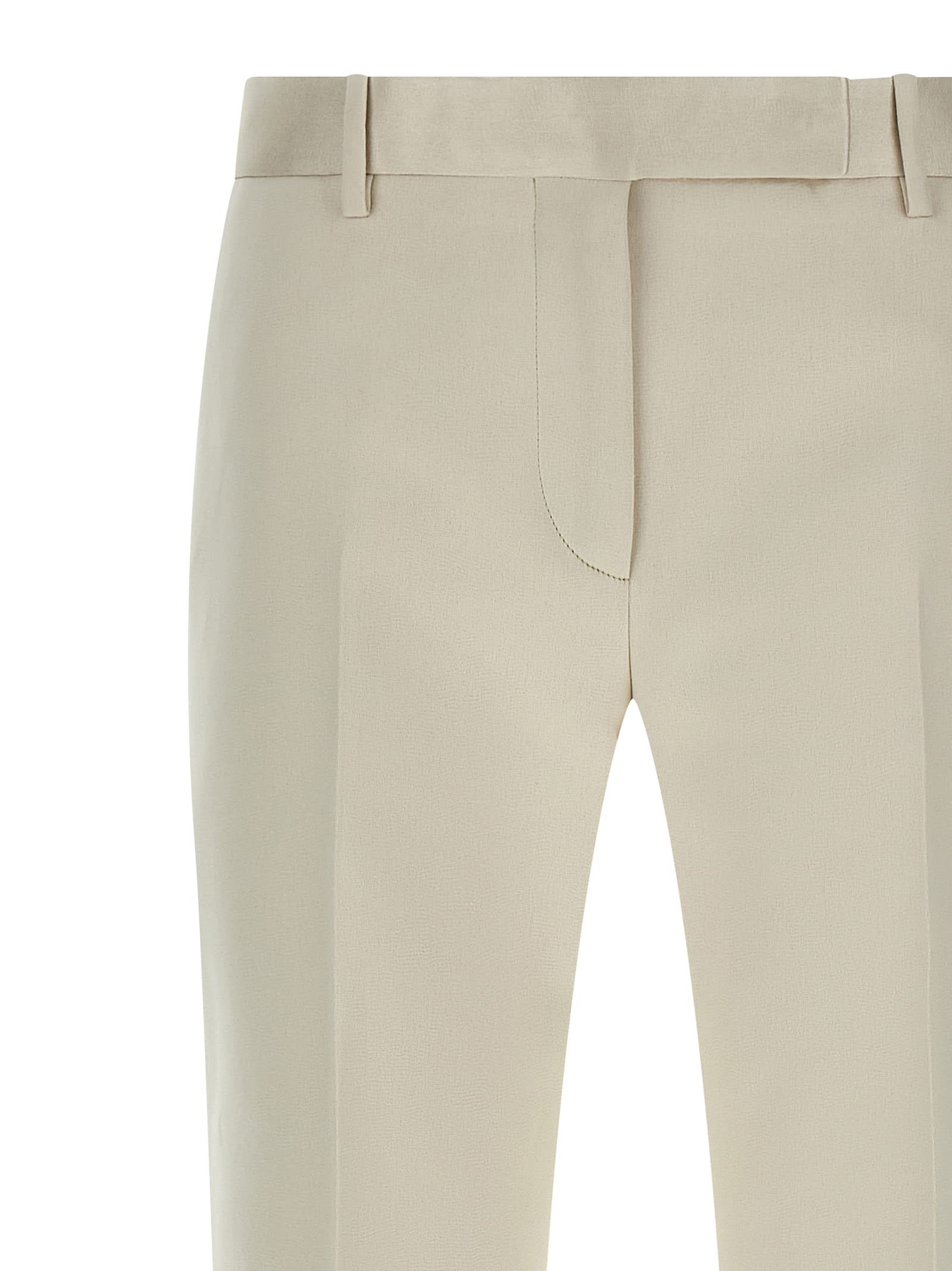 Tom Ford Duchesse Tailored Trousers Pants Beige In Neutral