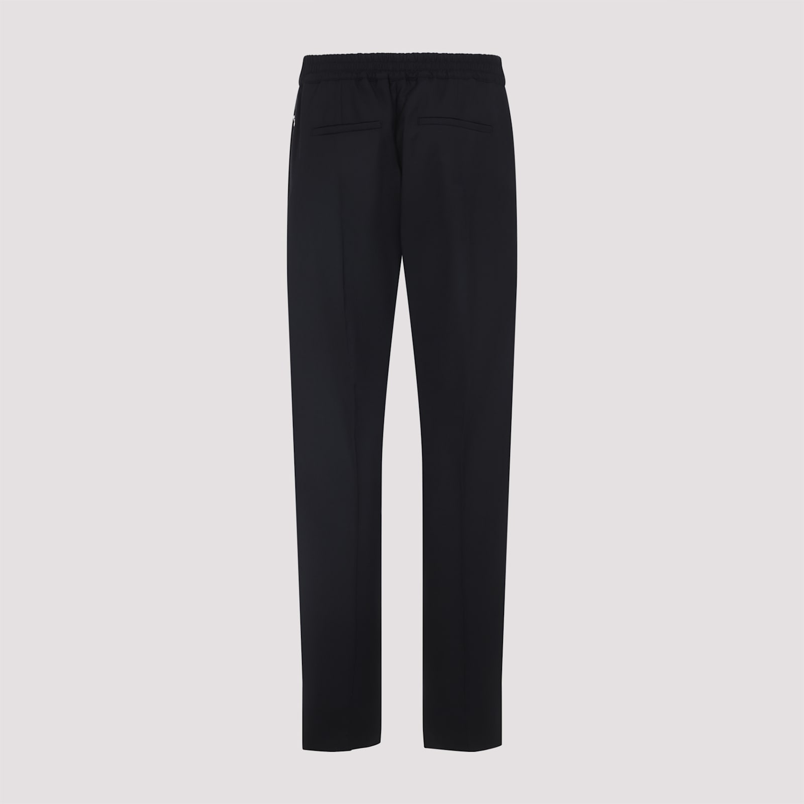 Berluti Soft Wool Tailored Trousers In Black