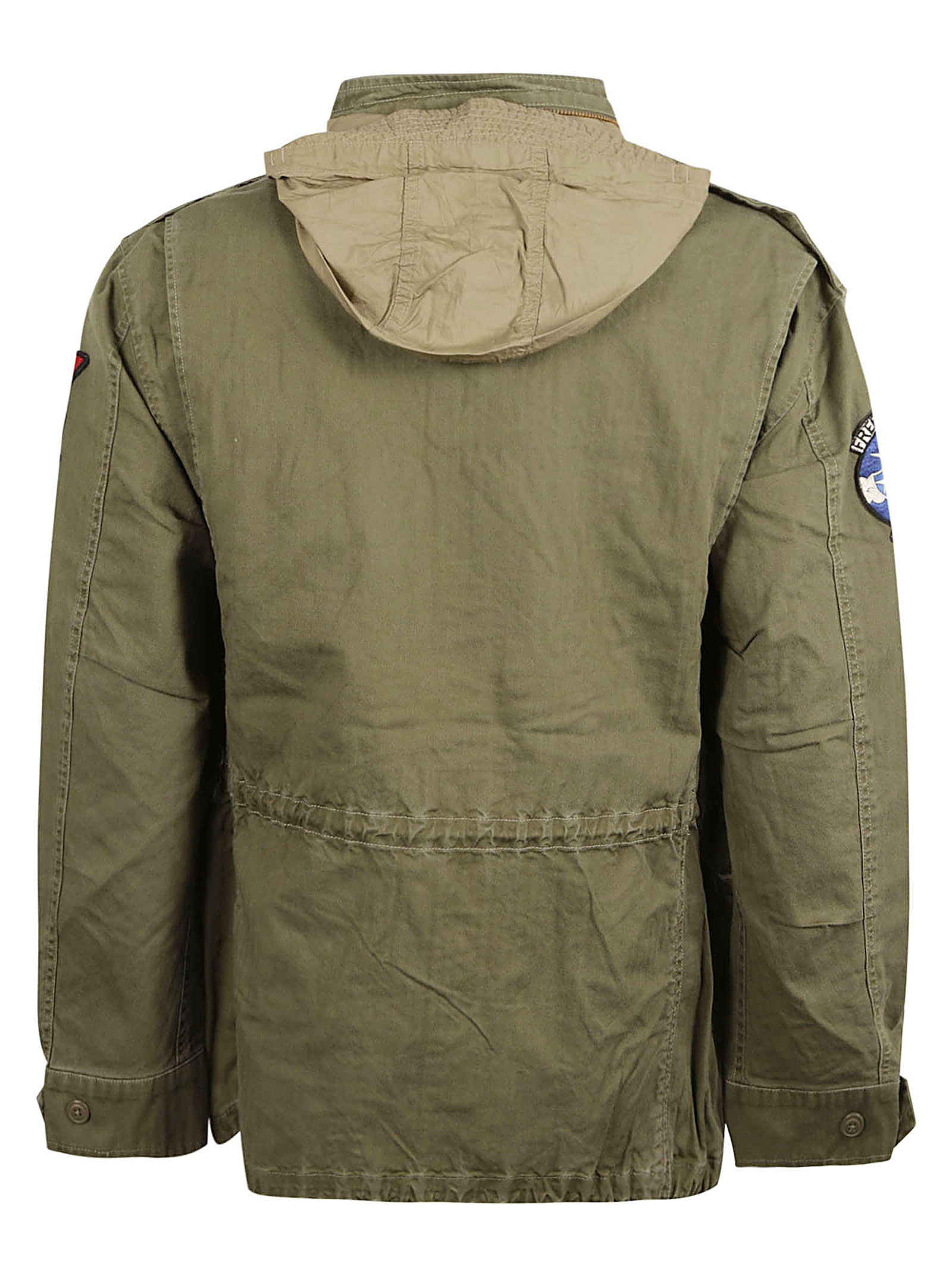 Shop Ralph Lauren Multi-patched Army Jacket In Olive Mountain