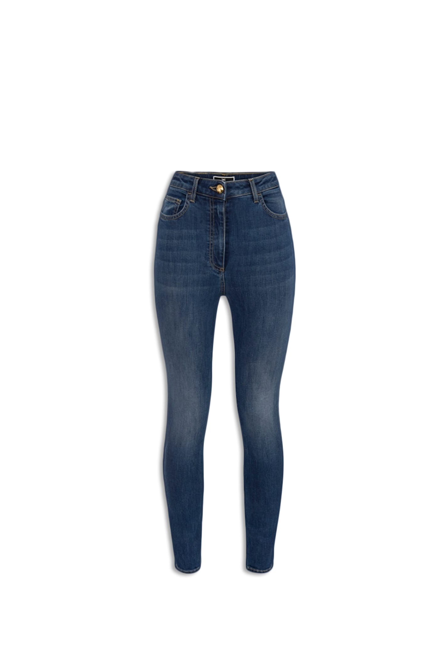 Shop Elisabetta Franchi Jeans In Blue