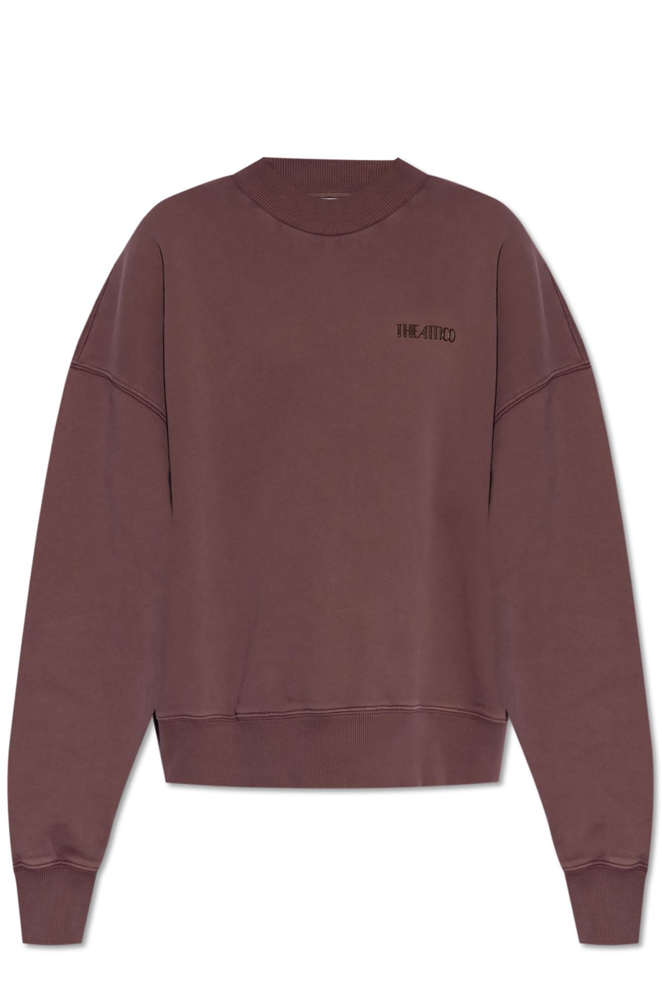 Shop Attico The  Sweatshirt With Logo