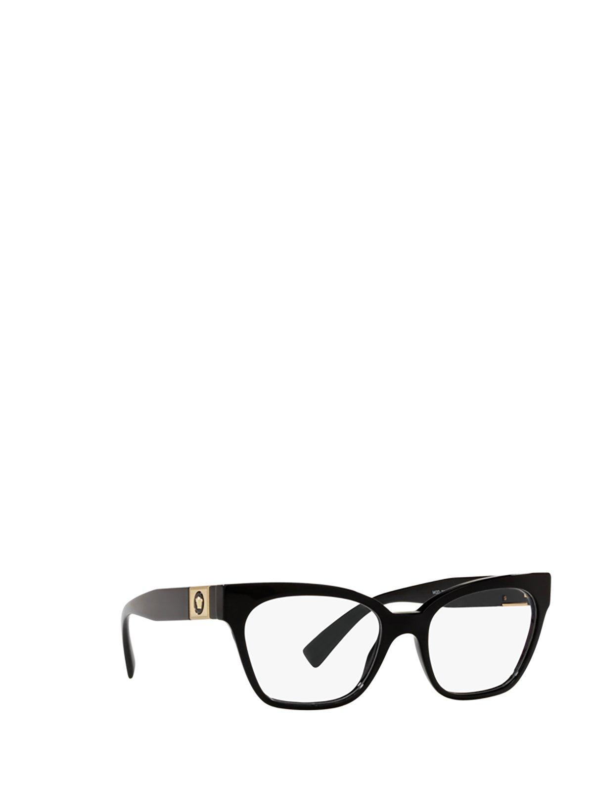 Shop Versace Cat-eye Frame Glasses In Gb1