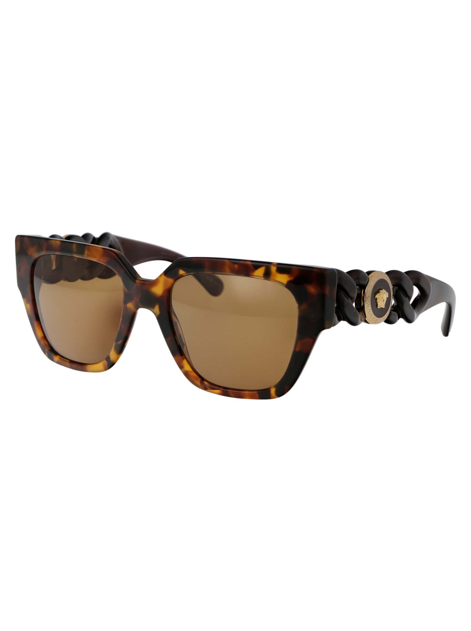 Shop Versace 0ve4409 Sunglasses In 511983 Havana