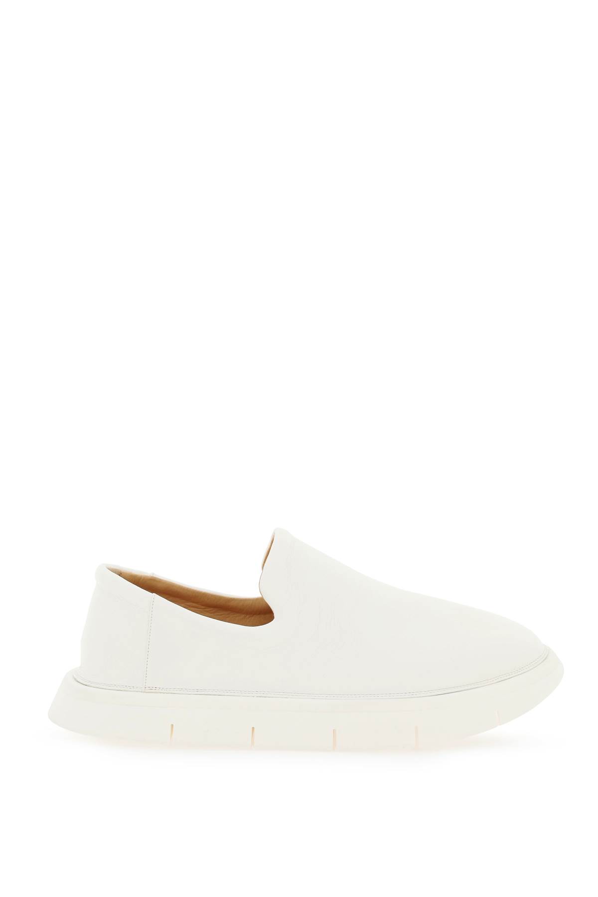 Marsell intagliata Grained Leather Slip-on Shoes