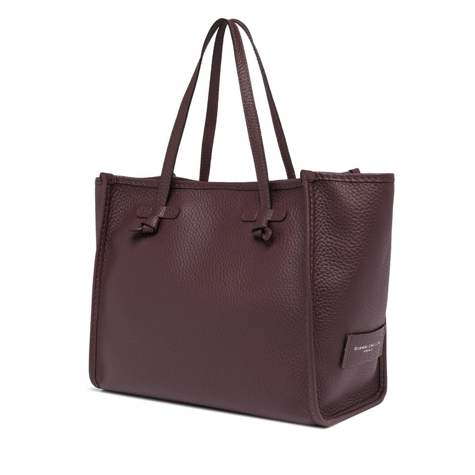 Shop Gianni Chiarini Marcella Bag In Plum