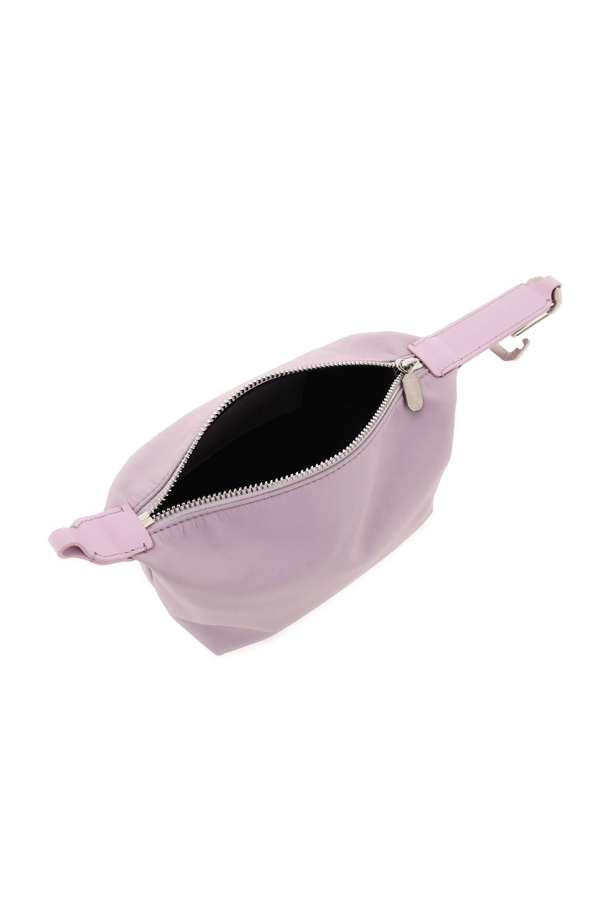 Shop Eéra Laminated Leather Mini Moonbag In Mauve (purple)