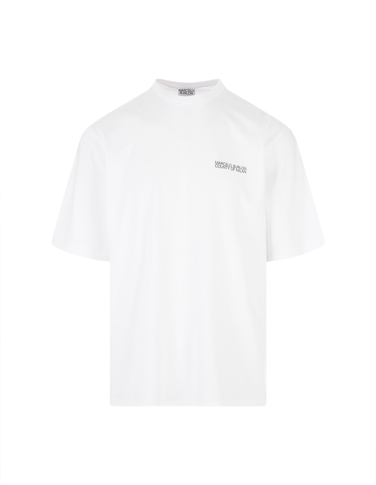 Marcelo Burlon White Tempera Cross T-shirt