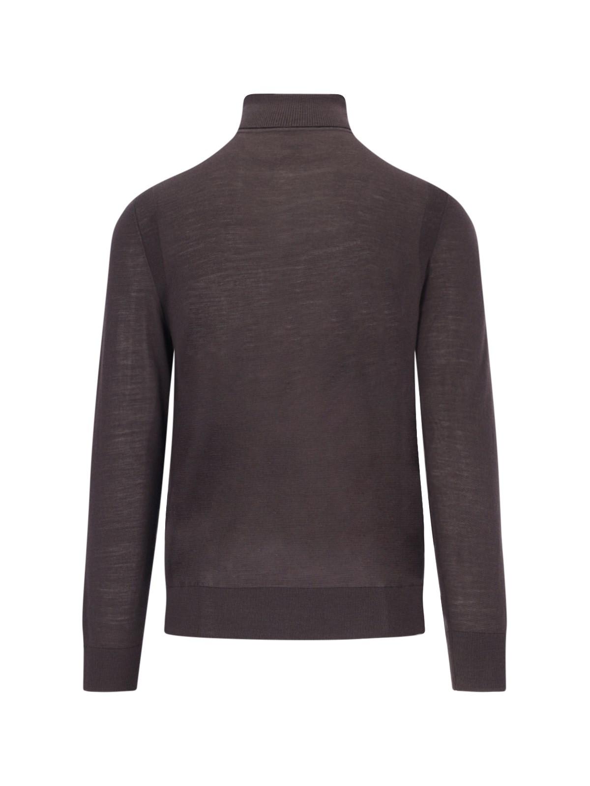 Shop Paul Smith Turtleneck Sweater In Dove Grey