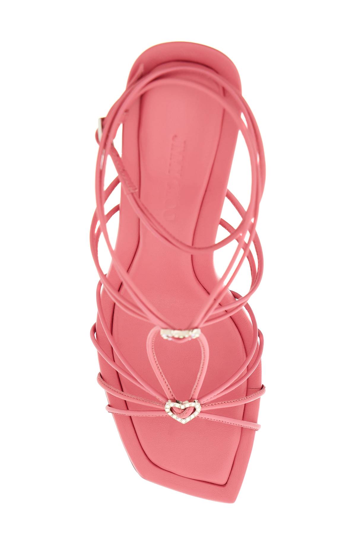 Shop Jimmy Choo Indiya 100 Sandals In Candy Pink (pink)