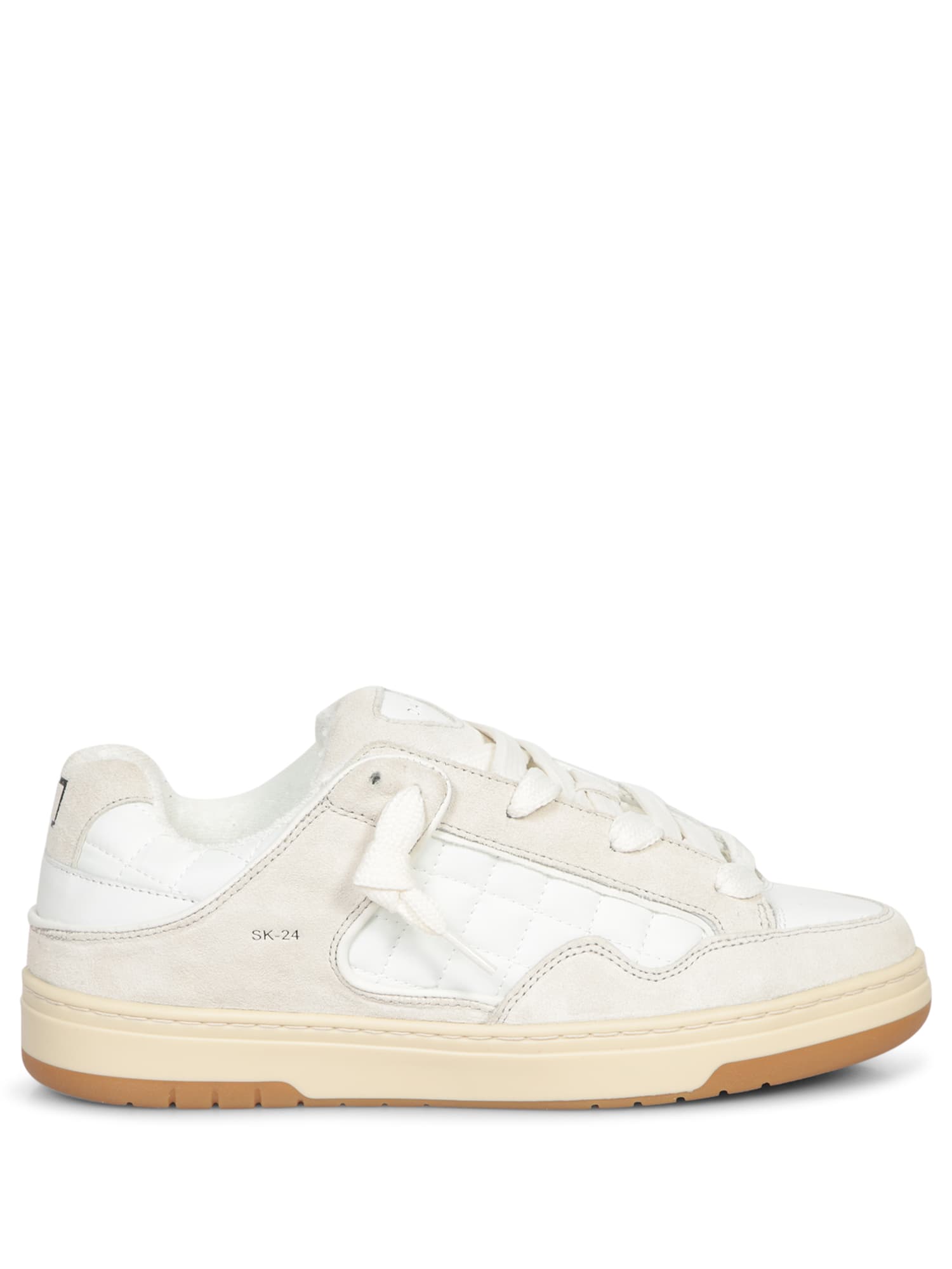 D. A.T. E. White Nylon Skate Sneakers