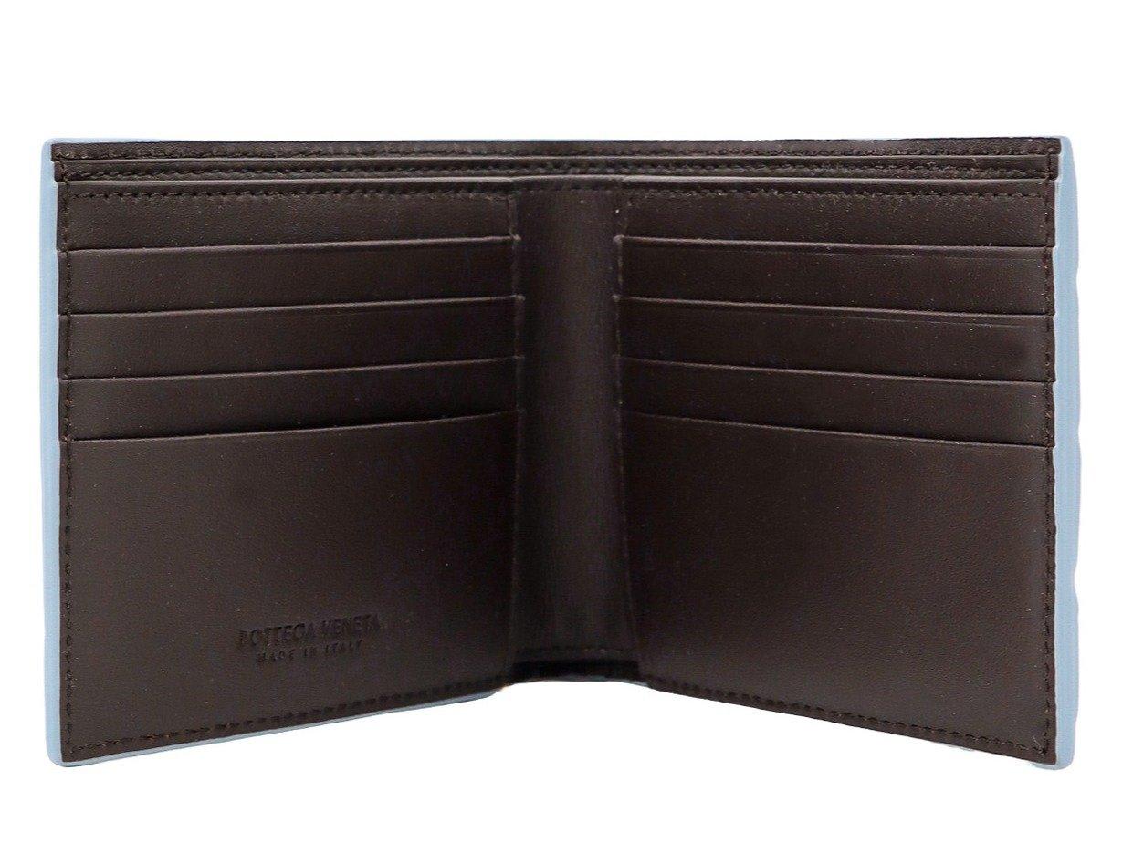 Shop Bottega Veneta Intrecciato Bi-fold Wallet In Fondant Ice