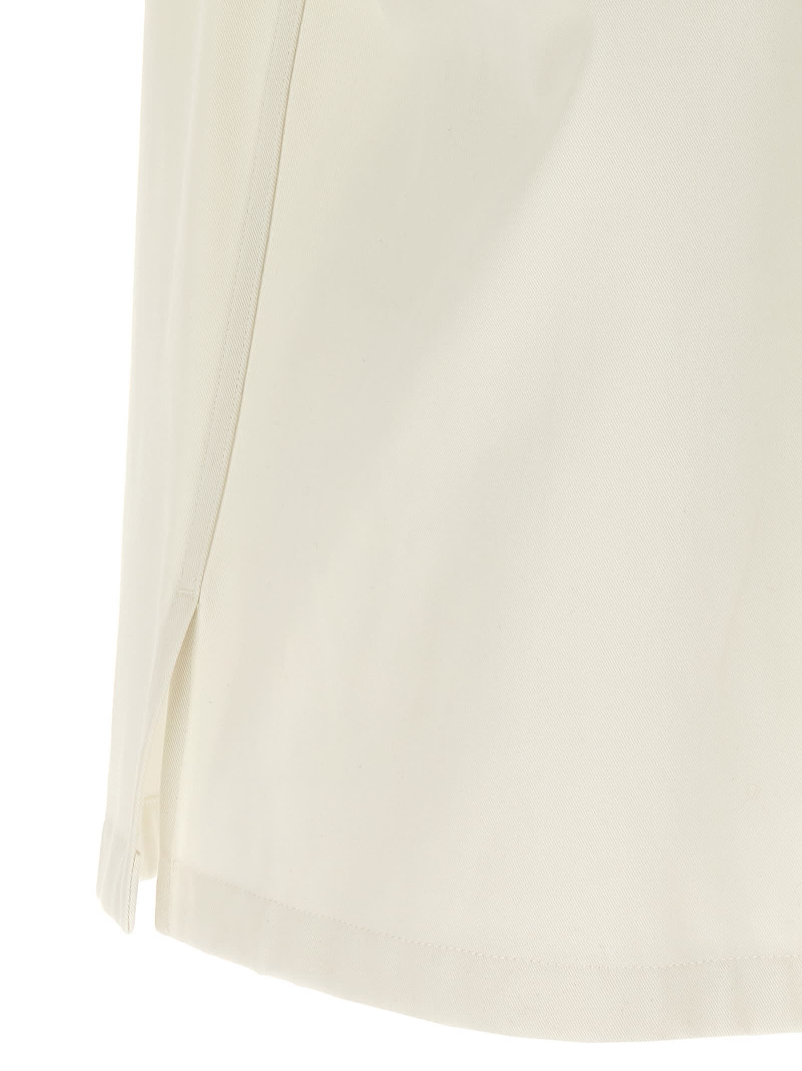 Givenchy Logo Embroidery Shirt Shirt And Blouse Beige In Neutral