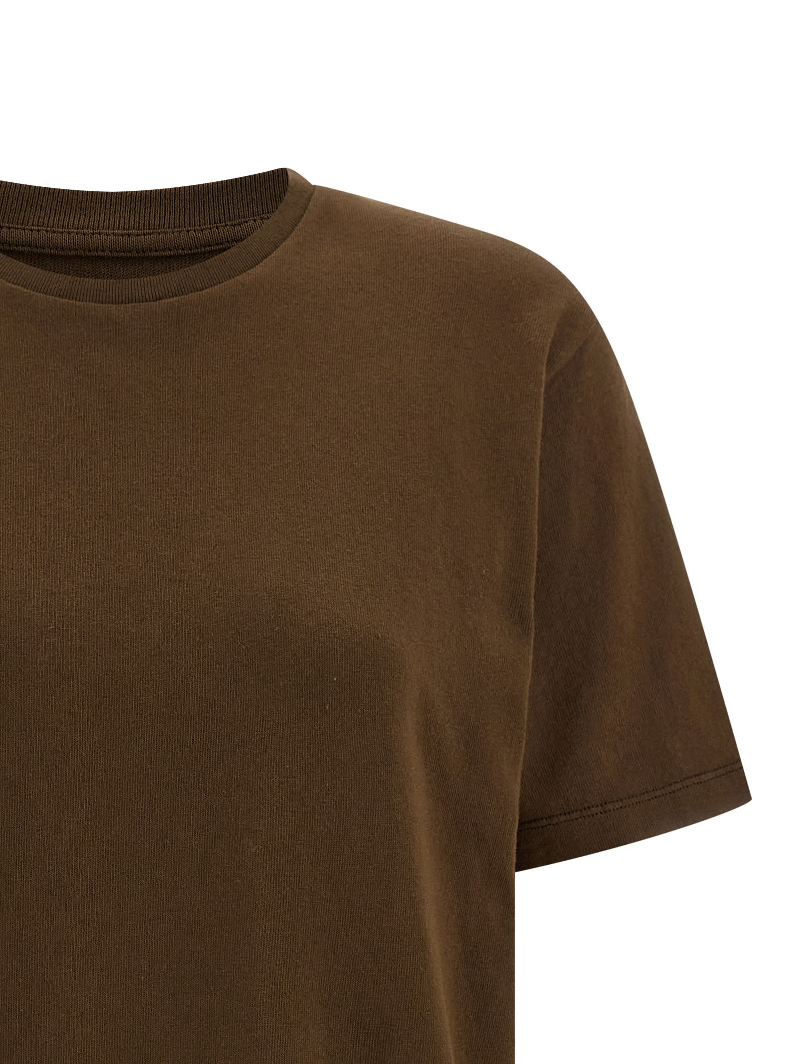 Khaite Mae T-shirt In Brown