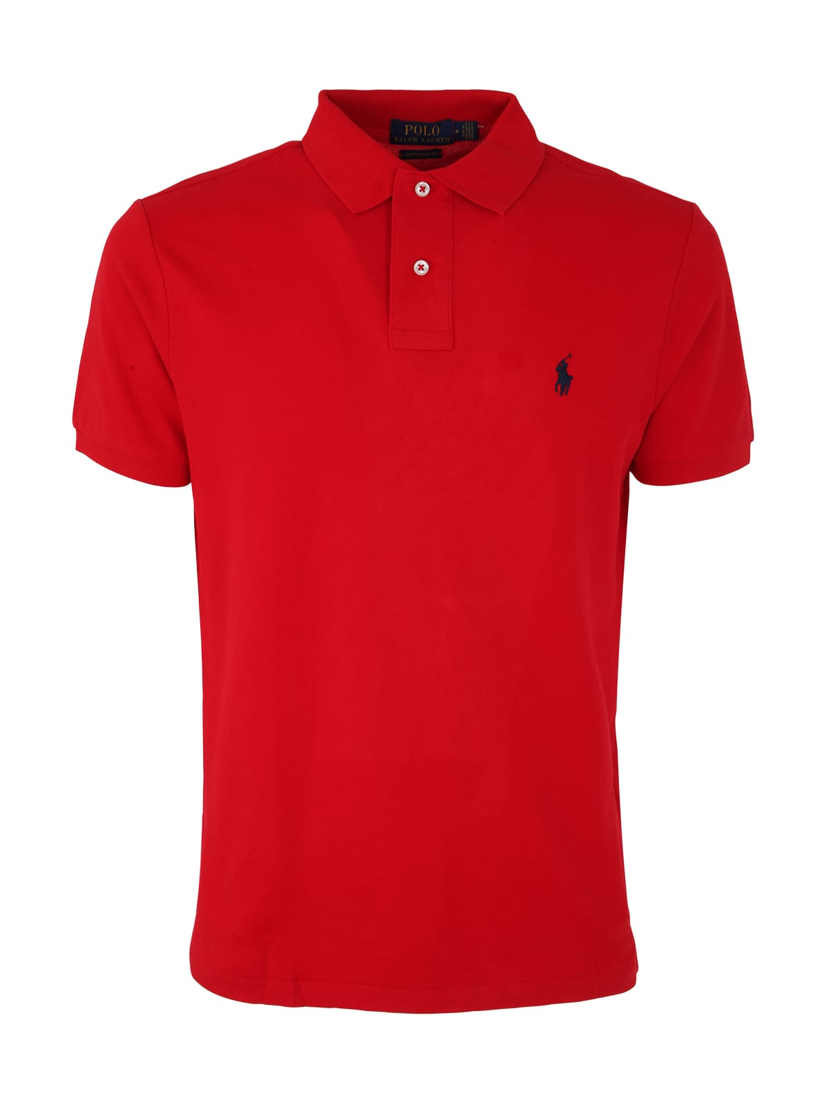 Shop Polo Ralph Lauren Sskcusslm Short Sleeve Knit In Red