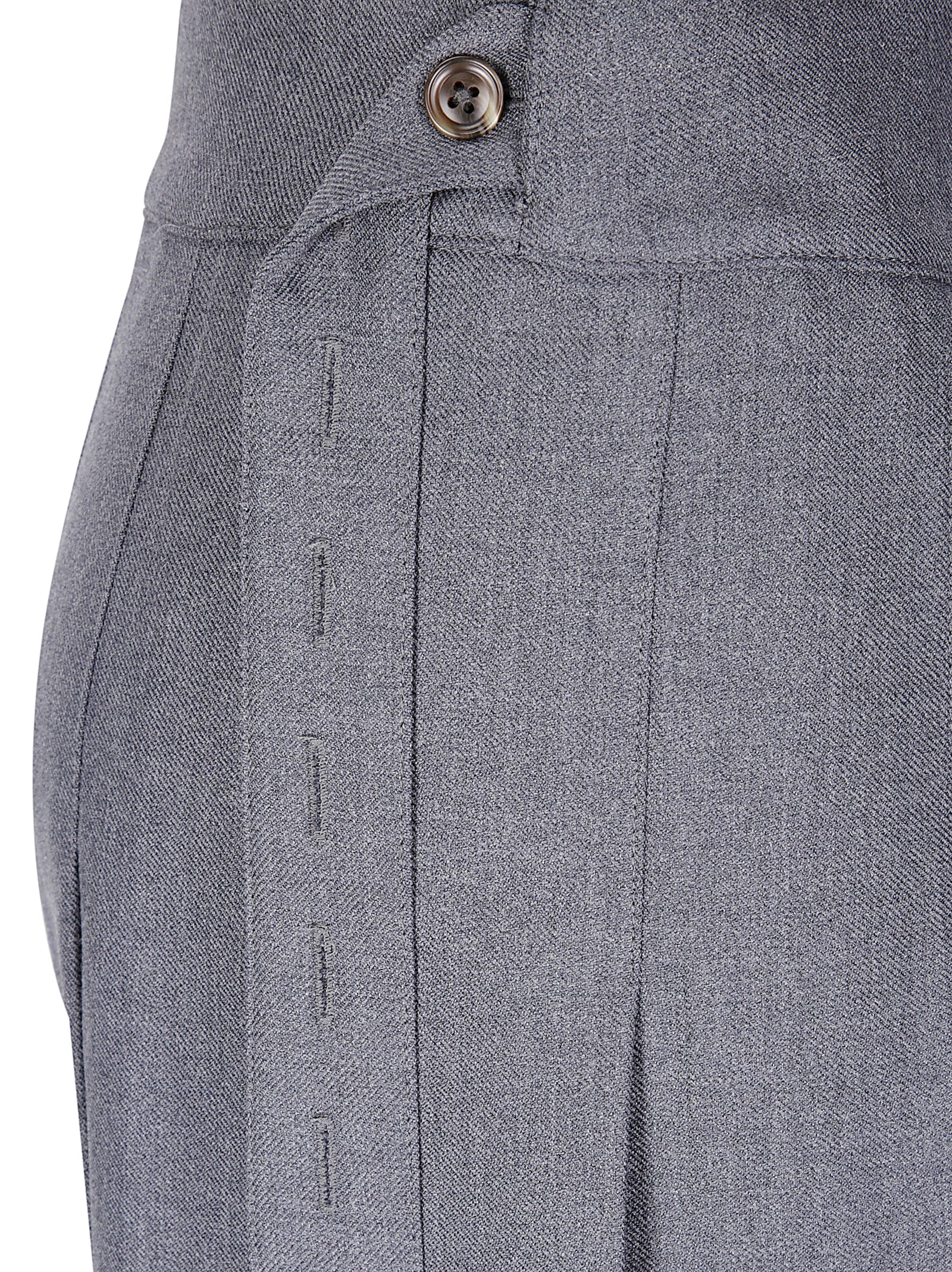 Rohe Pleated Wrap Skirt In Gray