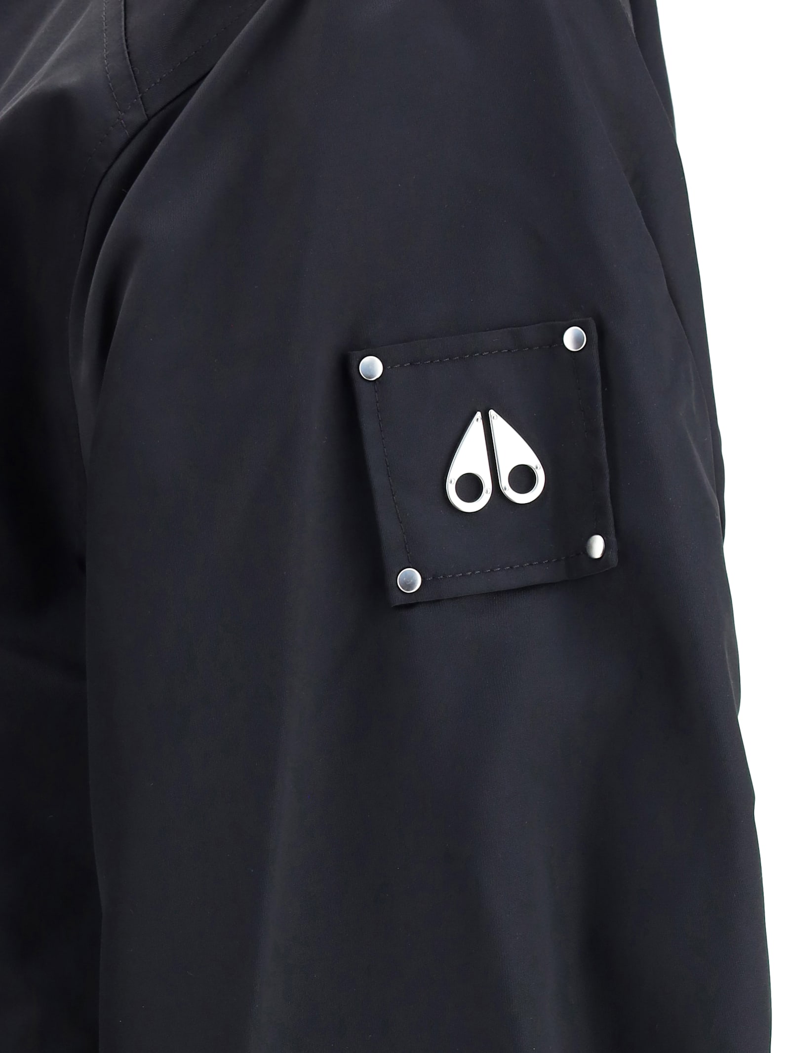 Moose Knuckles Rougemont Puffer Jacket In Black