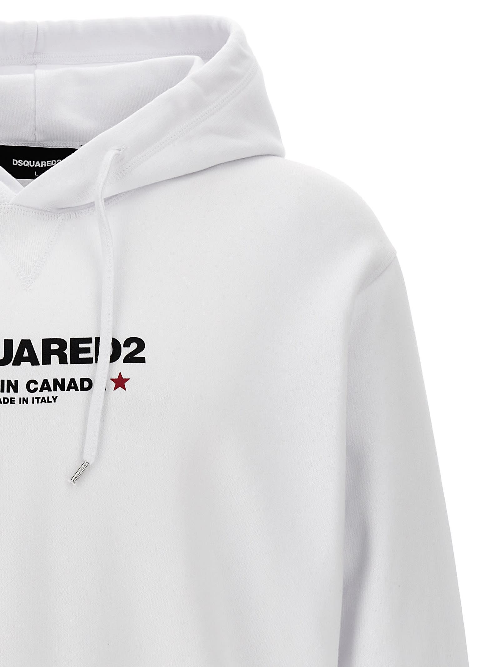 Shop Dsquared2 Porn In Canada Hoodie In White