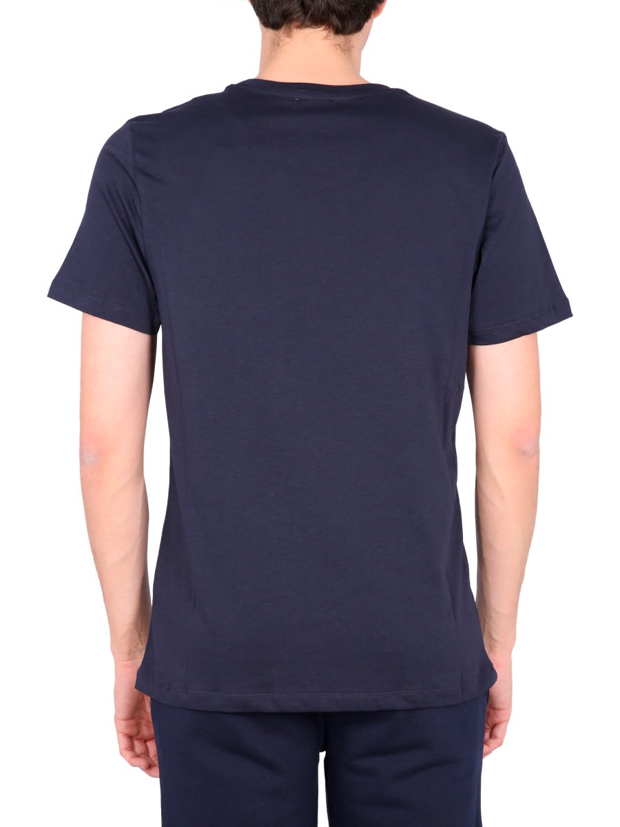 Ballantyne Crew Neck T-shirt Short Sleeves In Blue