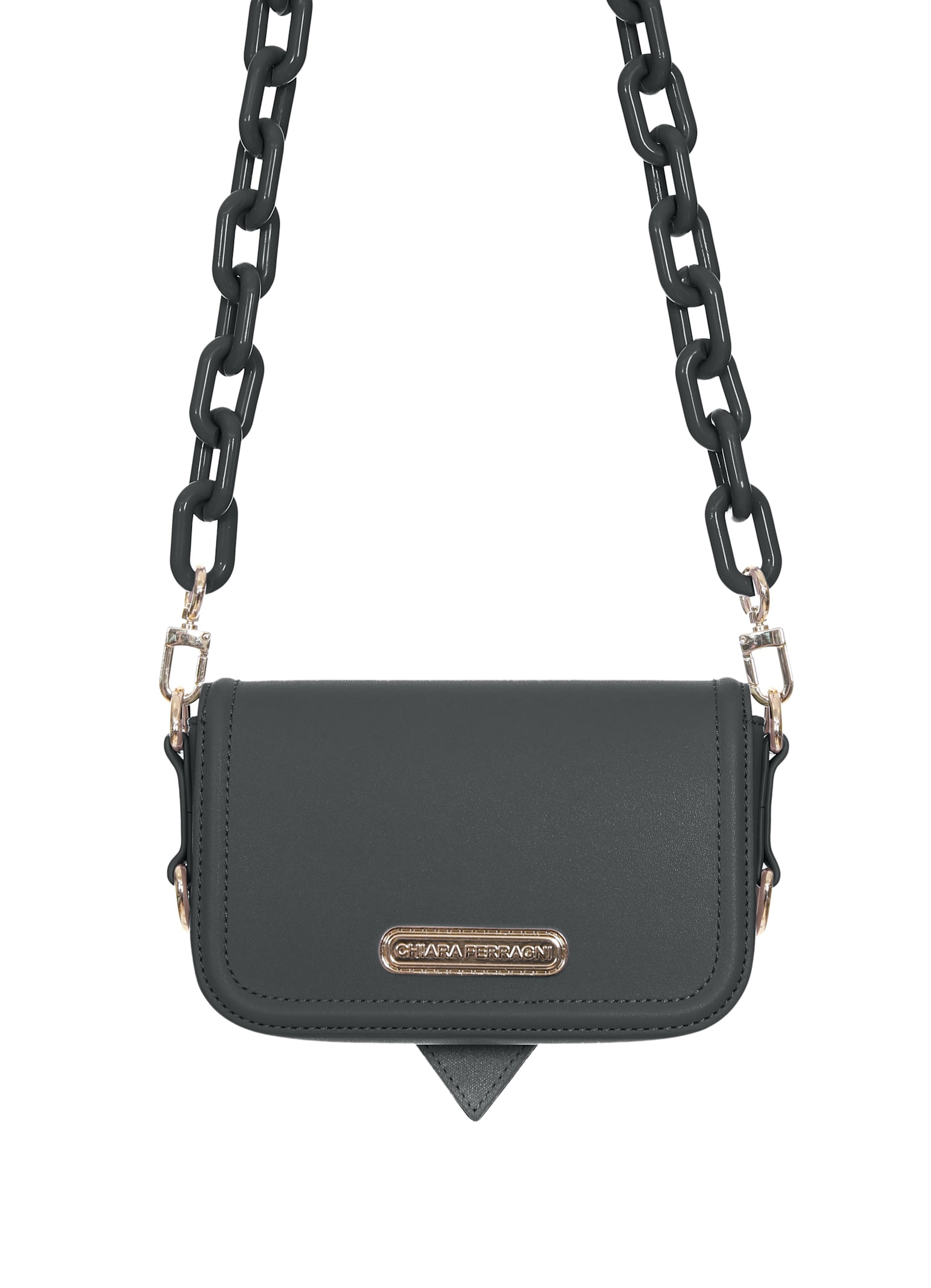 Chiara Ferragni Shoulder Bag In Grey