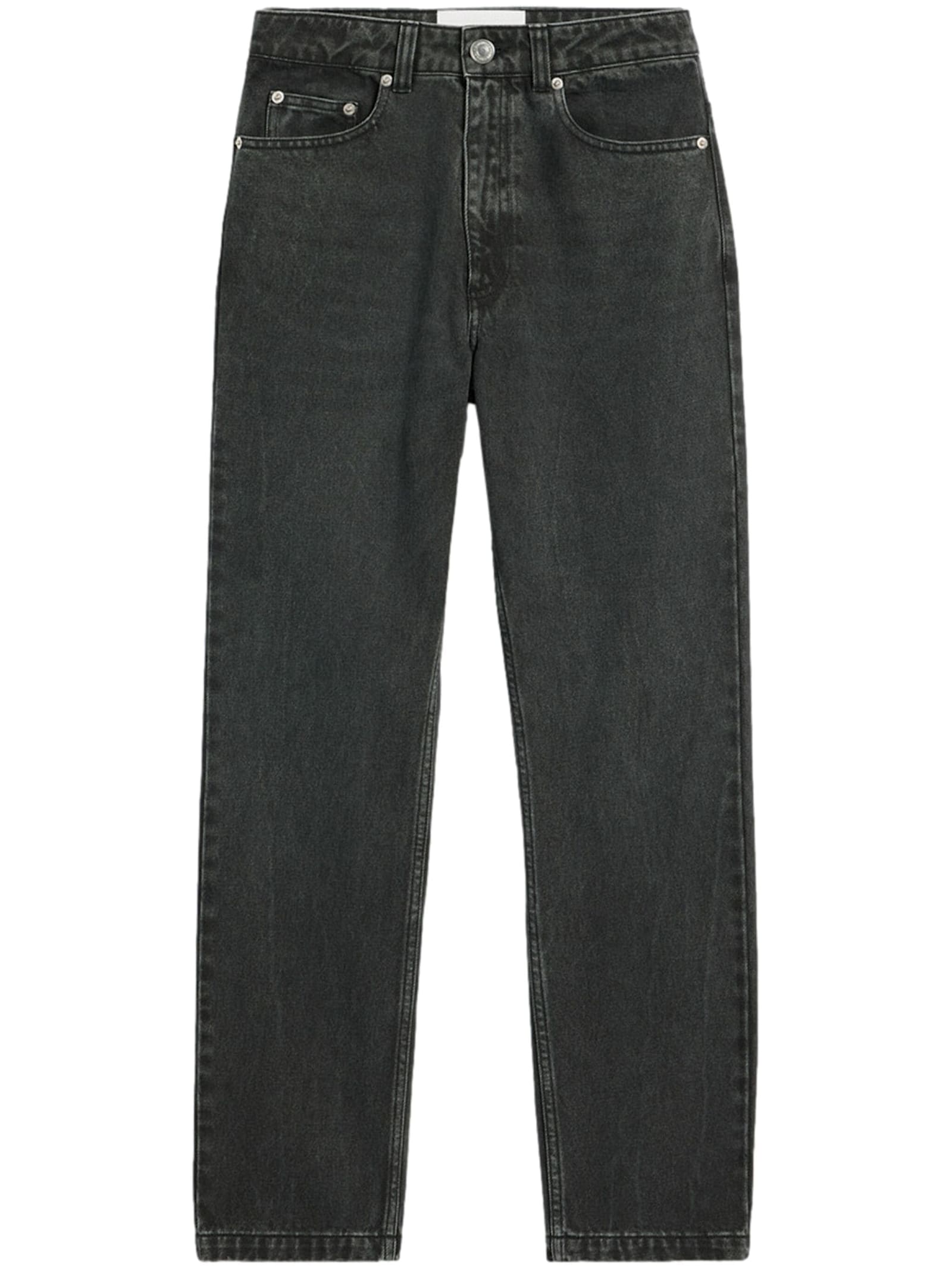 Shop Ami Alexandre Mattiussi Classic Fit Jeans In Black