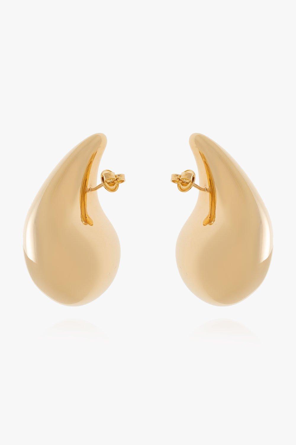 Bottega Veneta Drop Earrings In Yellow Gold