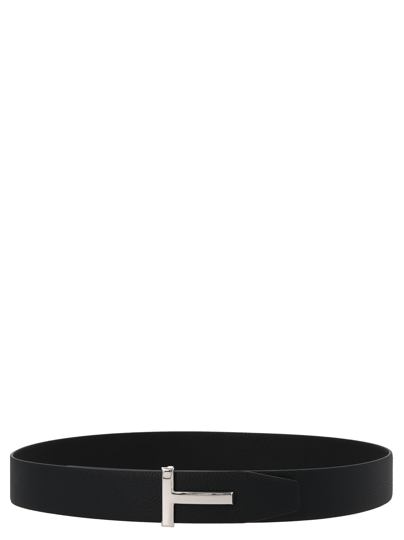 Shop Tom Ford Logo Reversible Belt In Multicolor