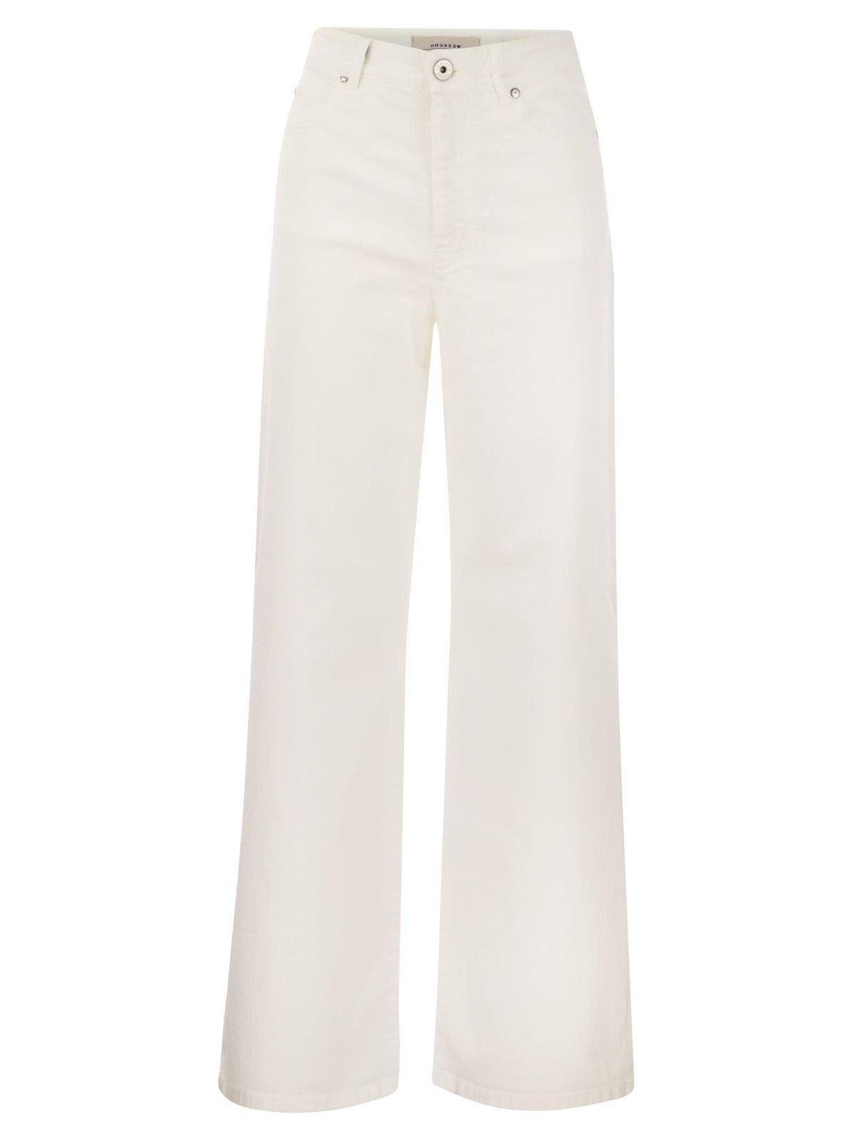 Logo Patch Cropped Jeans Weekend Max Mara