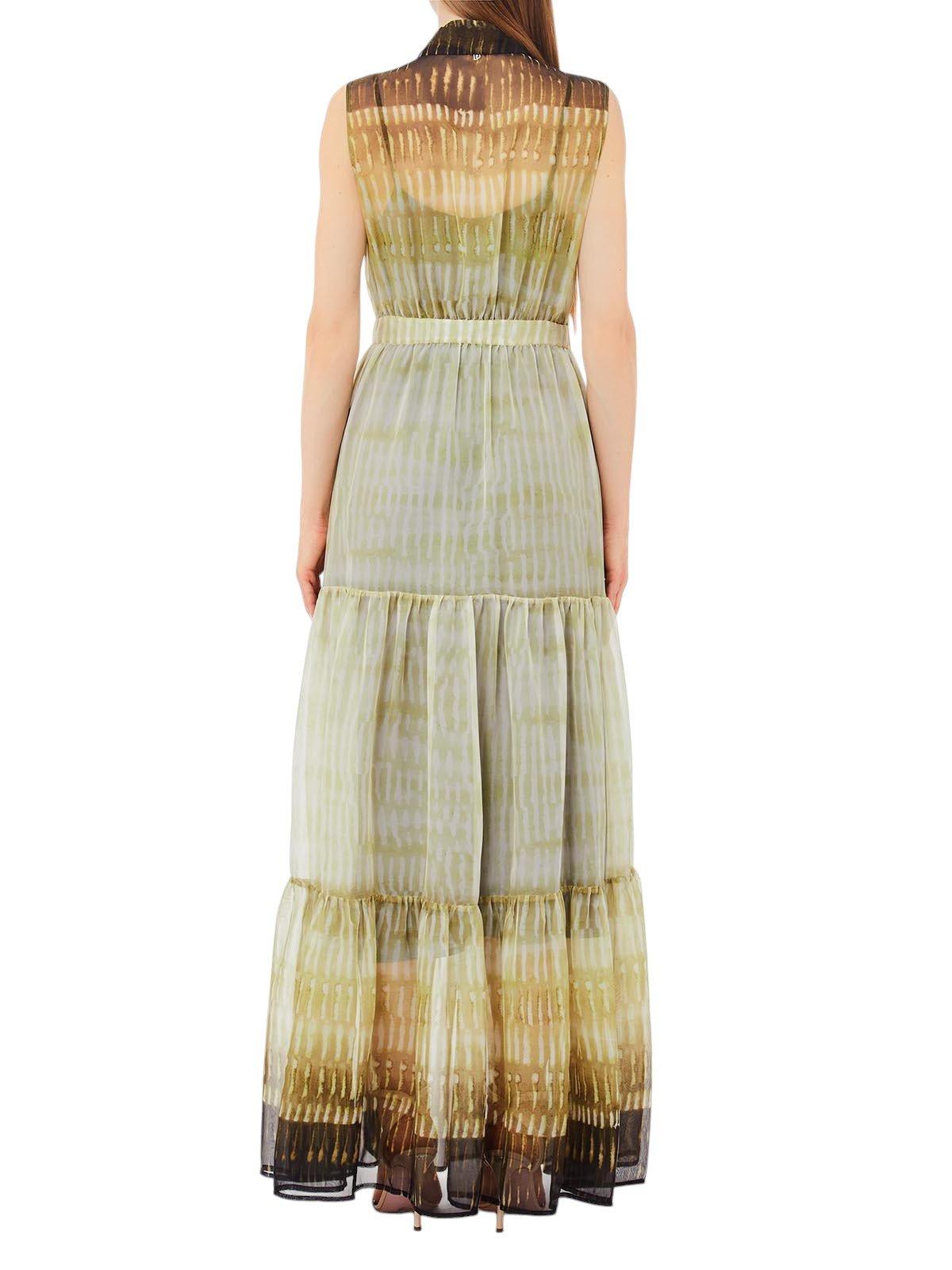 Liu •jo Liu Jo Maxi Dress With Button-down Front