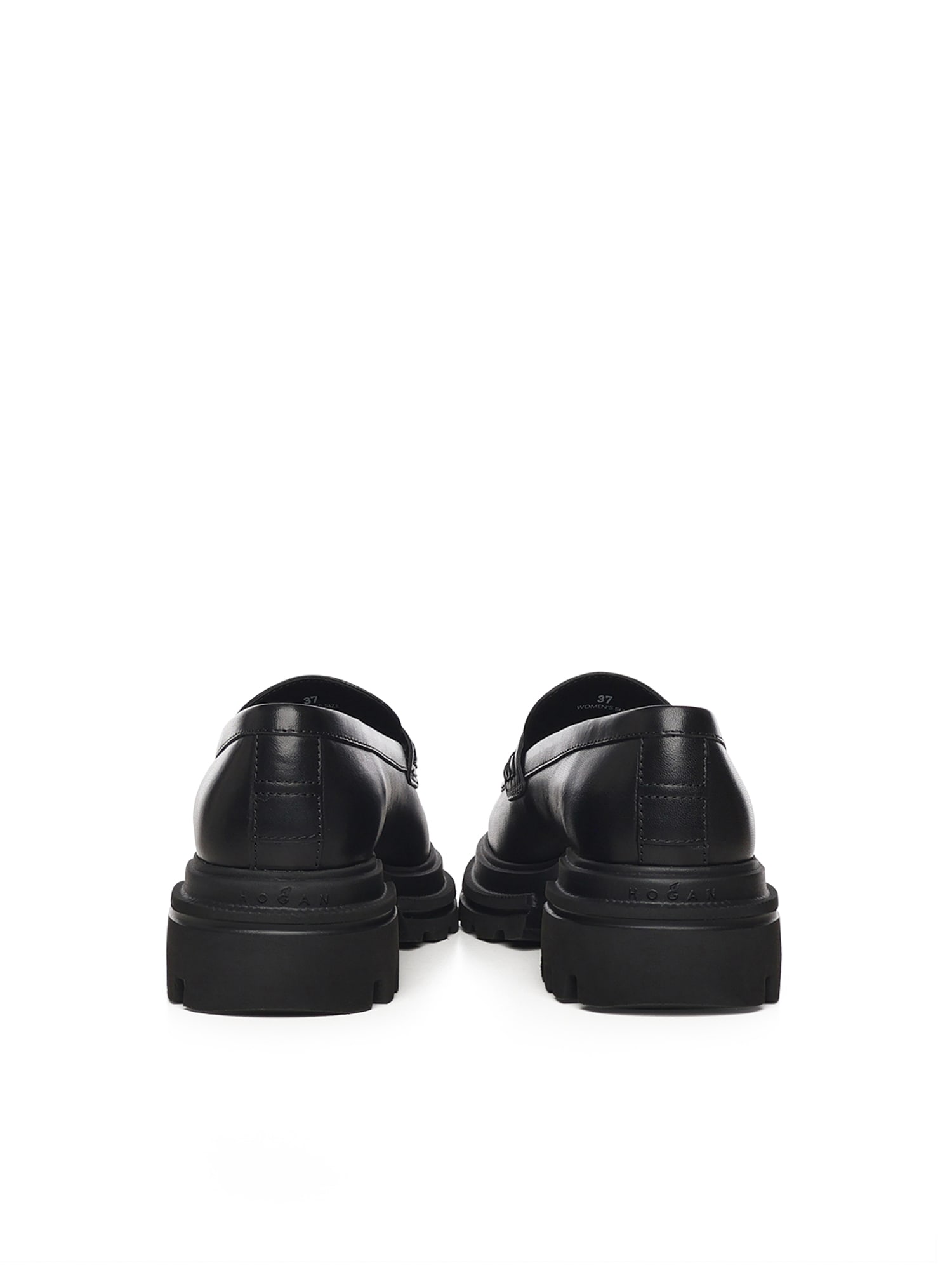 Hogan 10-storey Loafers In Black