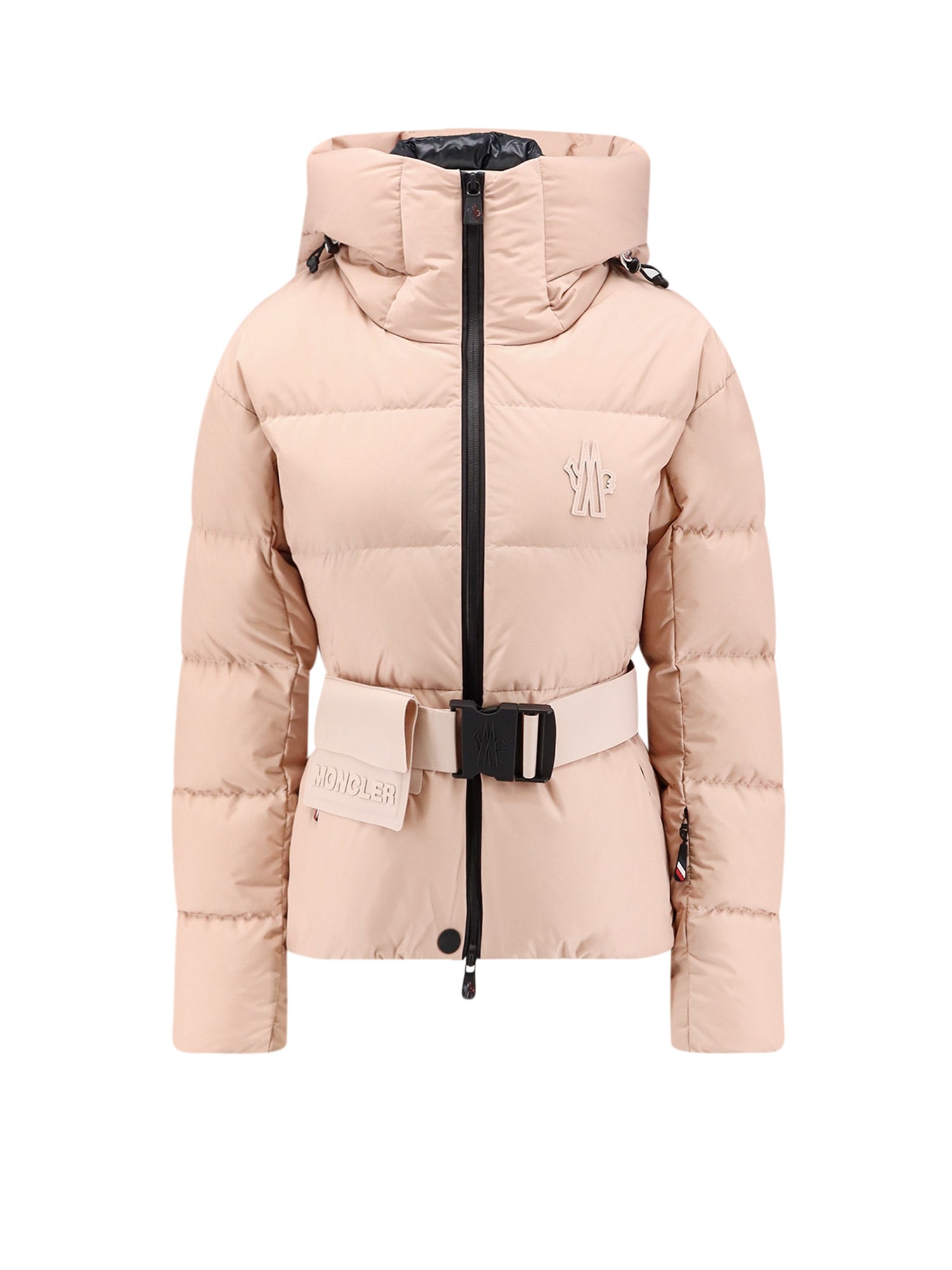 Moncler Bouquetin Nylon Down Jacket In Pink