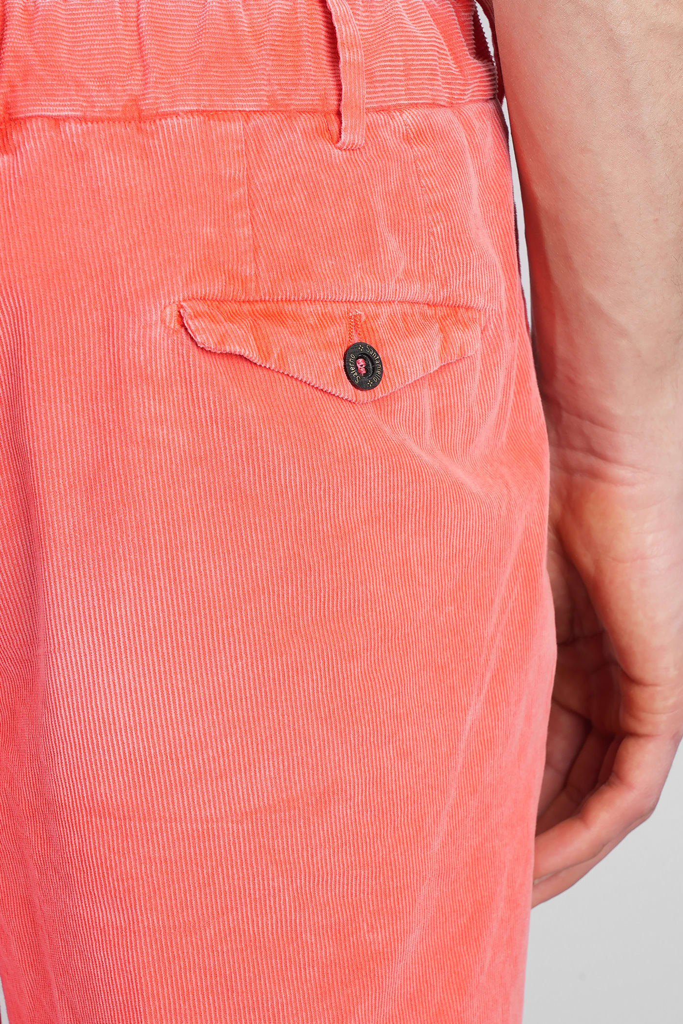 Santaniello Ancora Evo Shorts In Orange Cotton In Orange