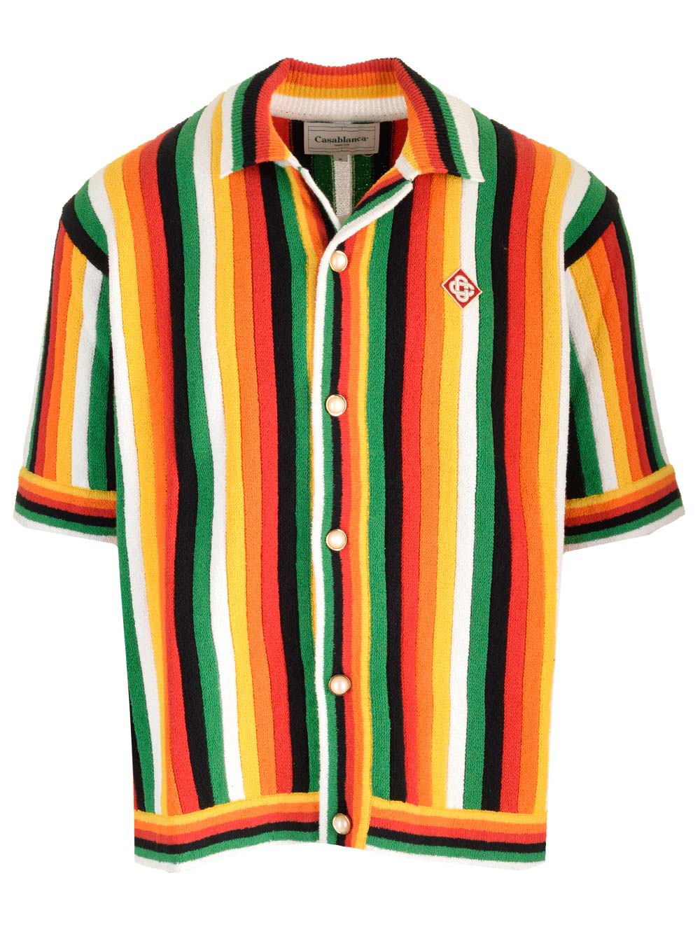 CASABLANCA MULTICOLORED TERRY SHIRT