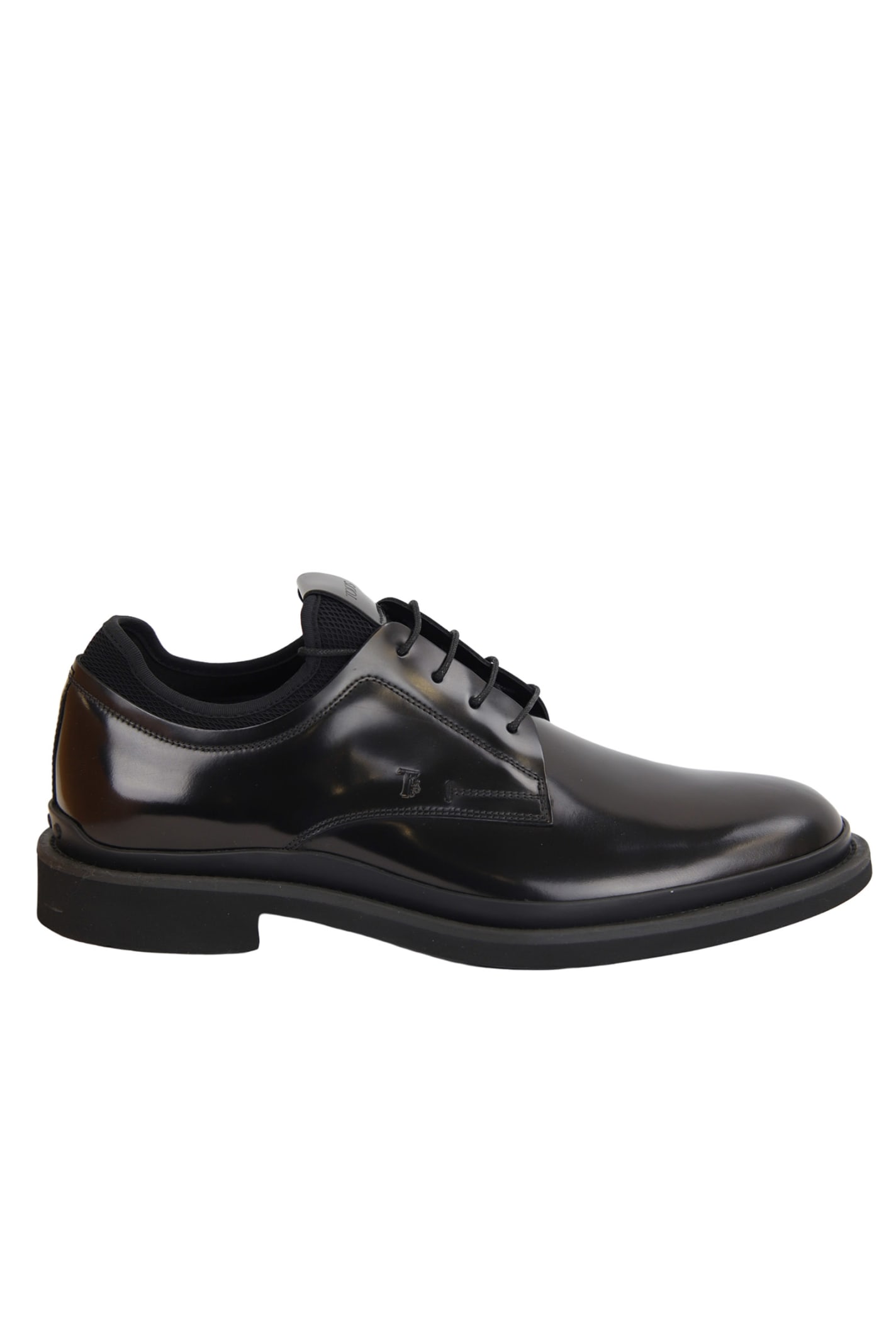 Tods Engraved Logo Derby Shoes