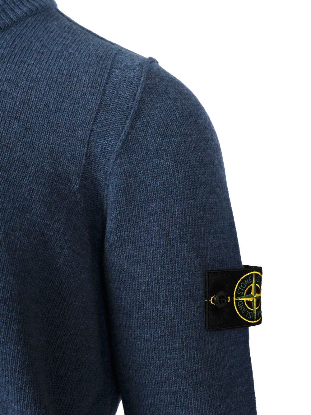 Stone Island Lambswool Crewneck Sweater In Multi