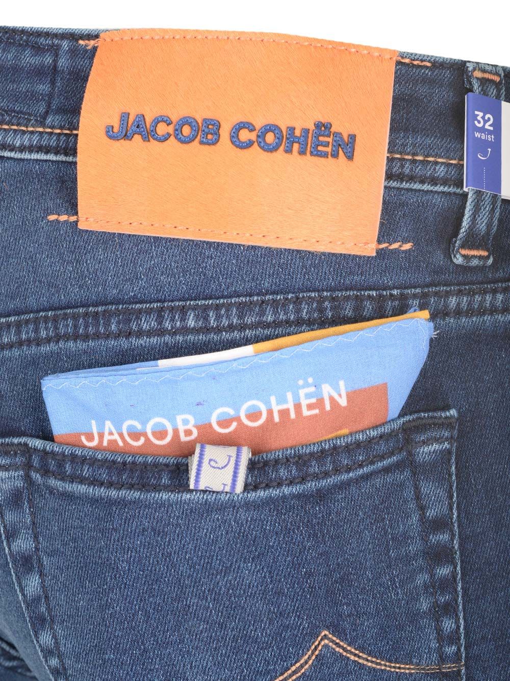 Shop Jacob Cohen Nick Slim Fit Jeans In Blue