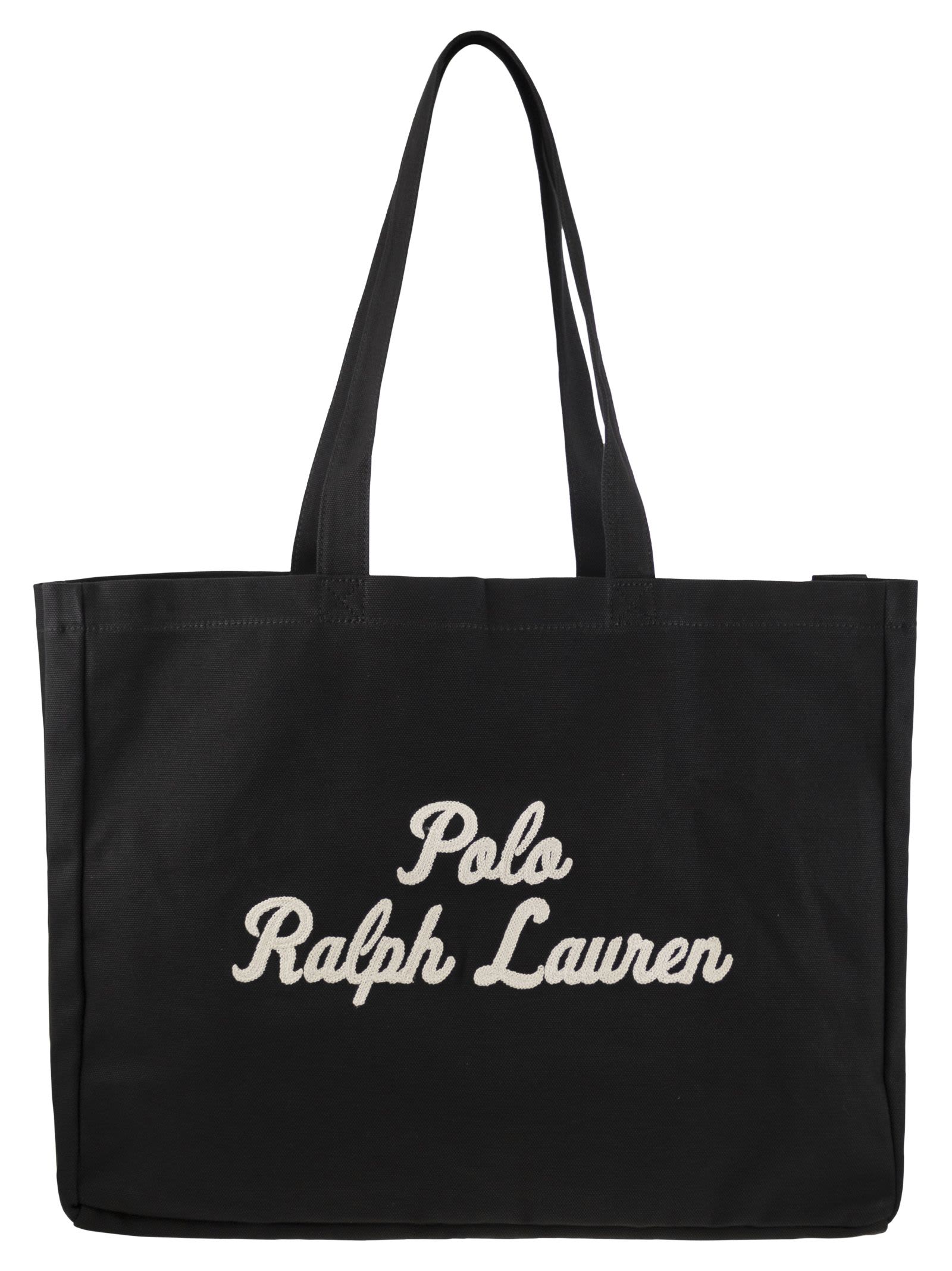 Embroidered Canvas Tote